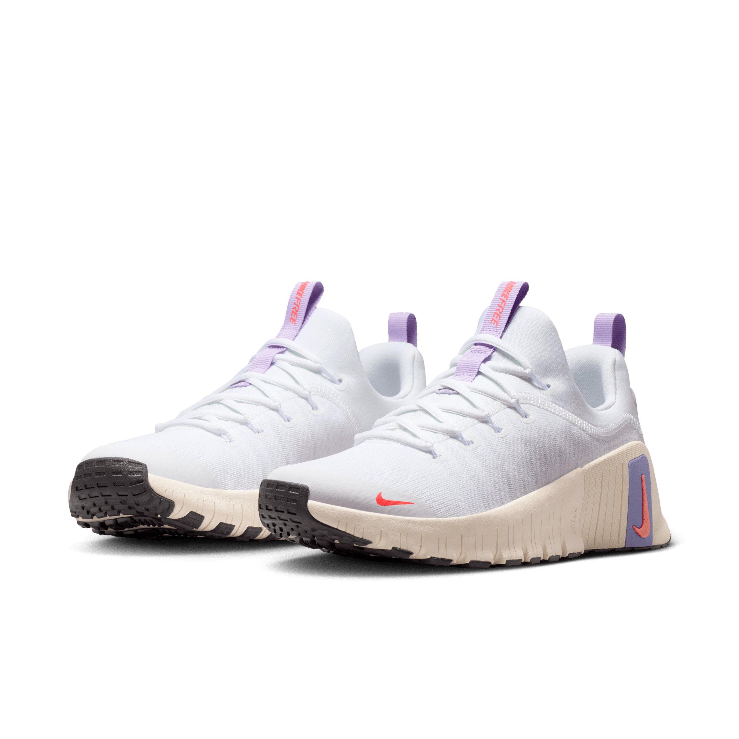 Nike Free Metcon 6 "White/Violet Mist/Chalk/Hot Lava" Women's Training Shoe - WHITE/VIOLET/CHALK/LAVA Thumbnail View 3