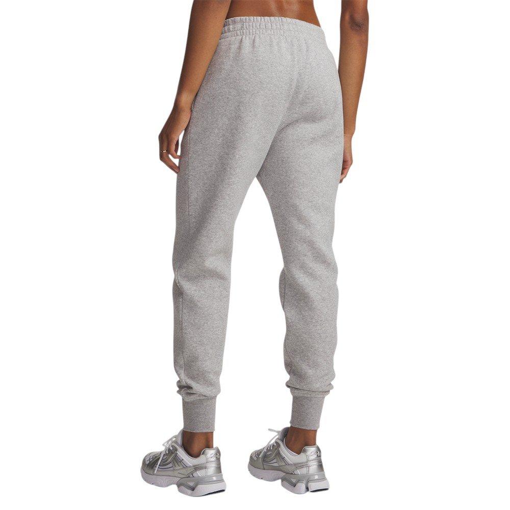 Under Armour Women's Icon Fleece Joggers - Grey/White - GREY/WHITE