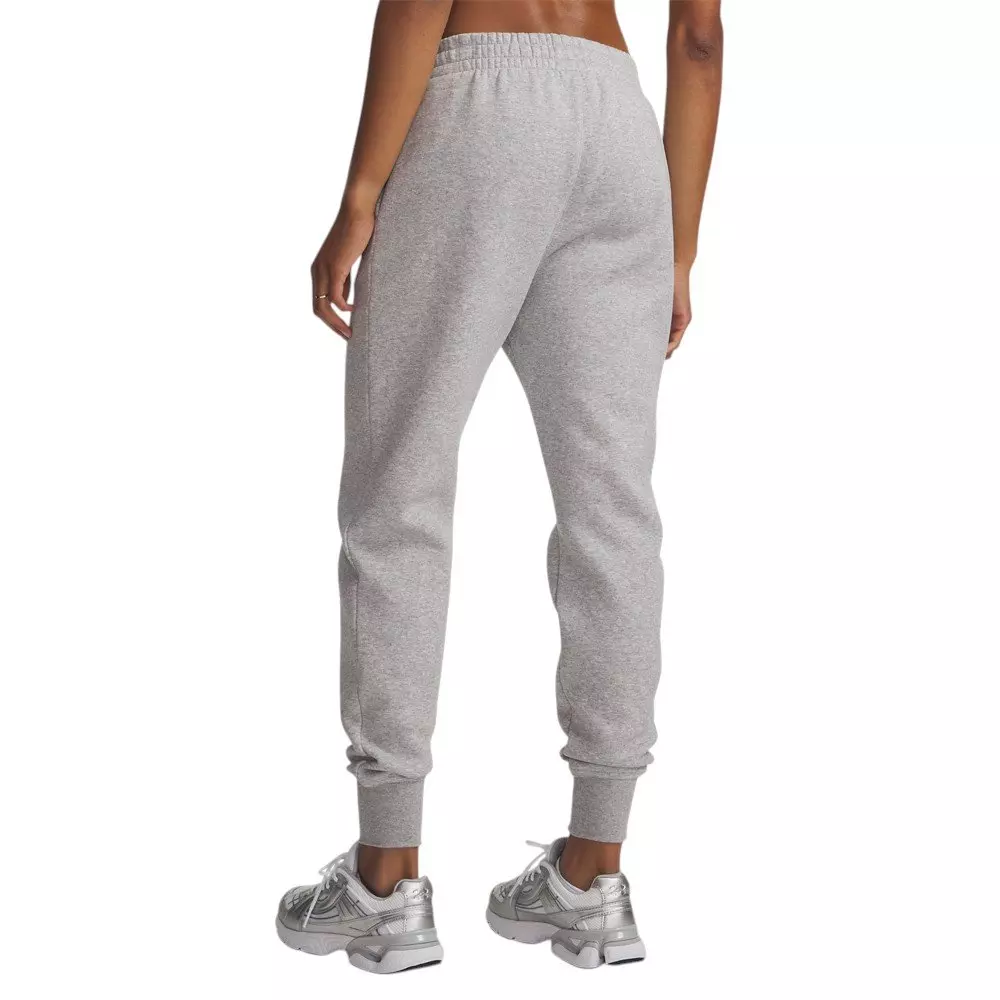 Under Armour Women's Icon Fleece Joggers - Grey/White - GREY/WHITE