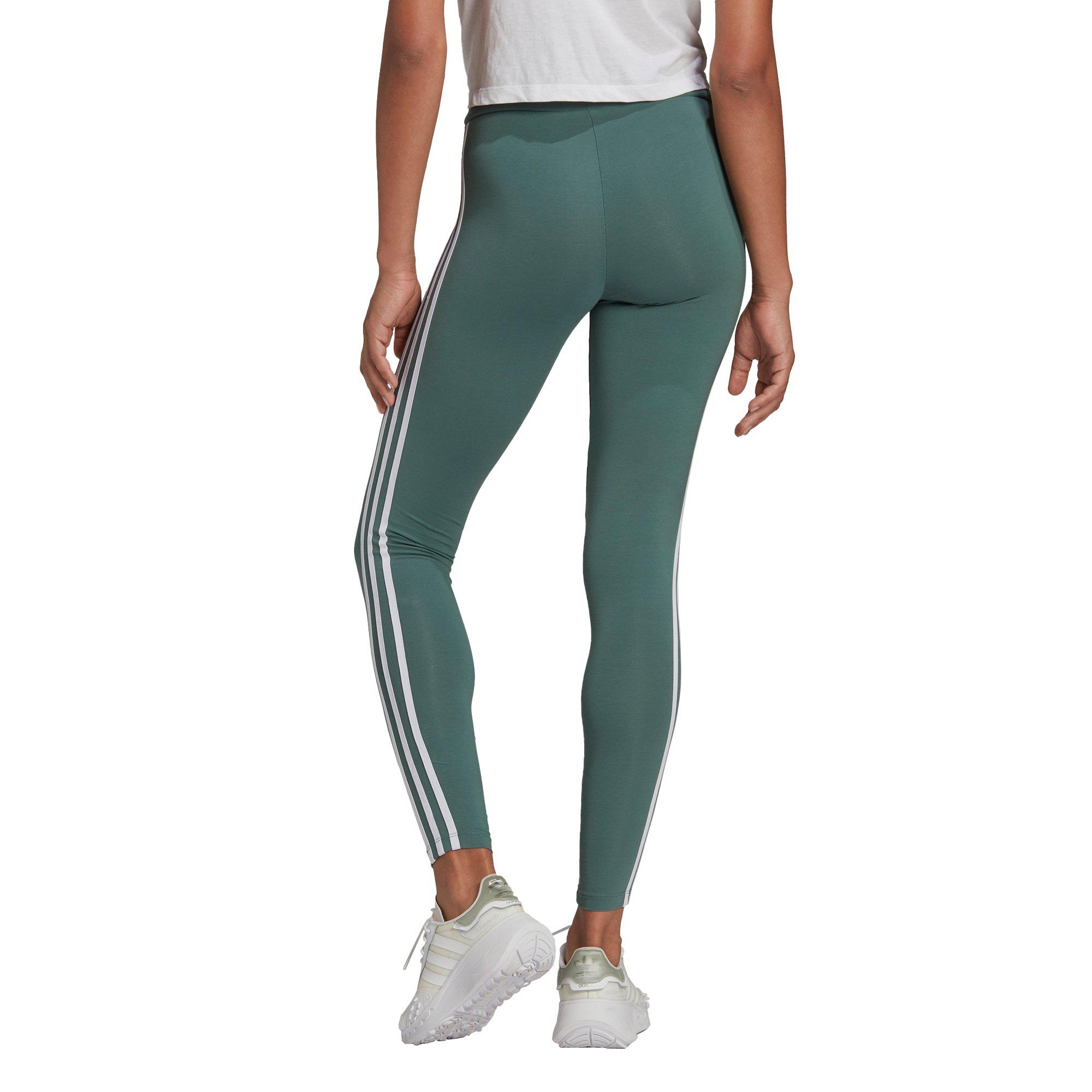 Classics Leggings-Green Women\'s Adicolor | Hibbett - Gear adidas Originals City 3-Stripes