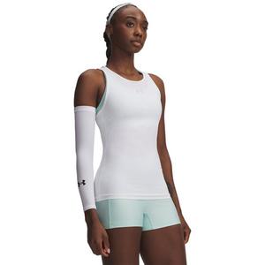 Under Armour Women's HeatGear Compression Tank - White/Grey - WHITE/GREY