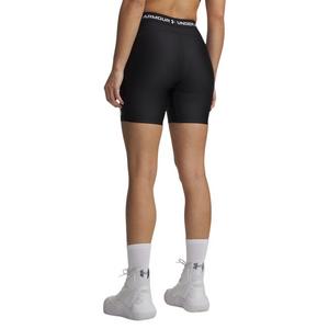 Under Armour Women's HeatGear 7" Shorts - Black/White - BLACK/WHITE
