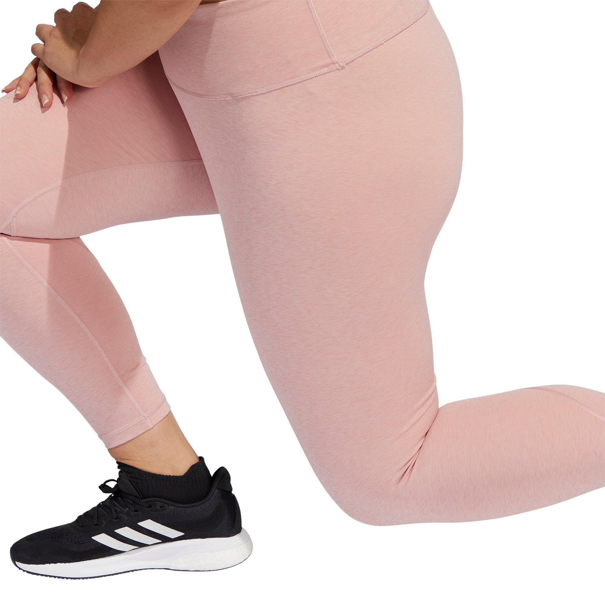 adidas Women's Optime Training 7/8 Leggings-Pink - Hibbett