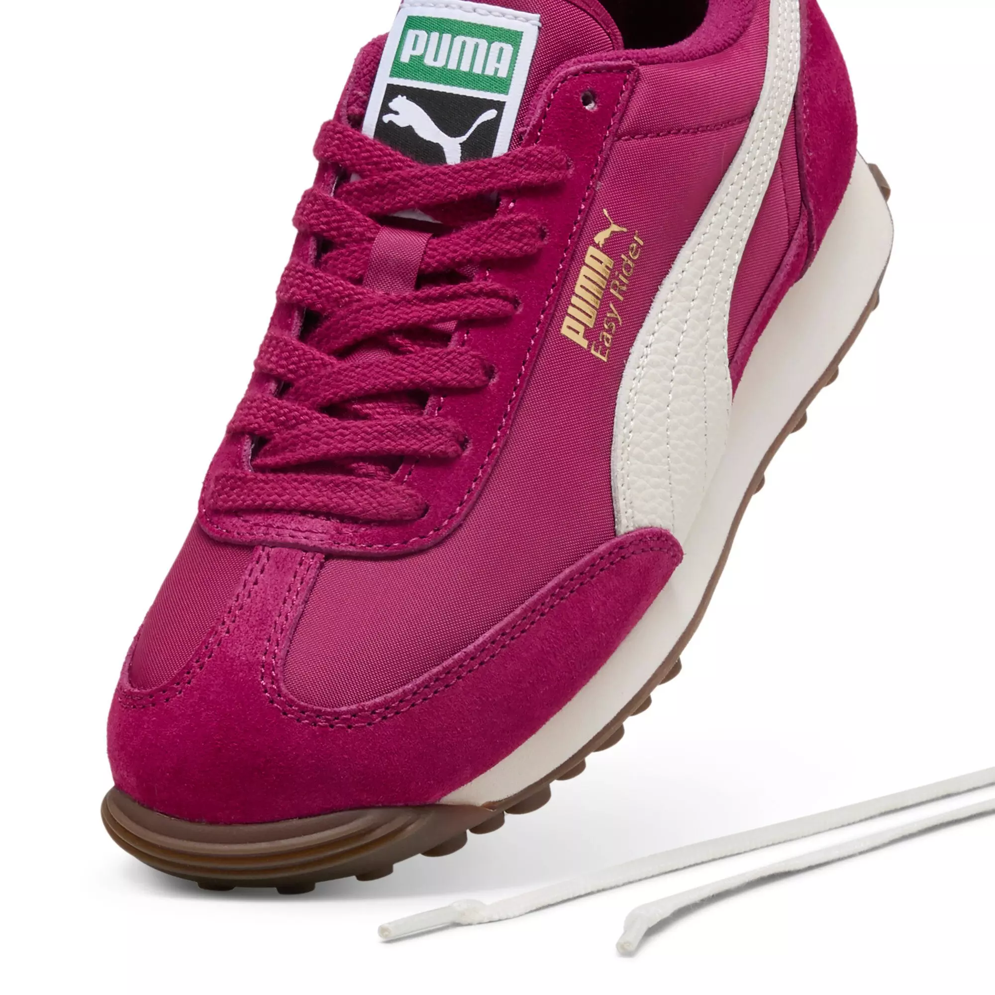 PUMA Easy Rider Vintage "Berry/Warm White" Women's Shoe - BERRY/WHITE