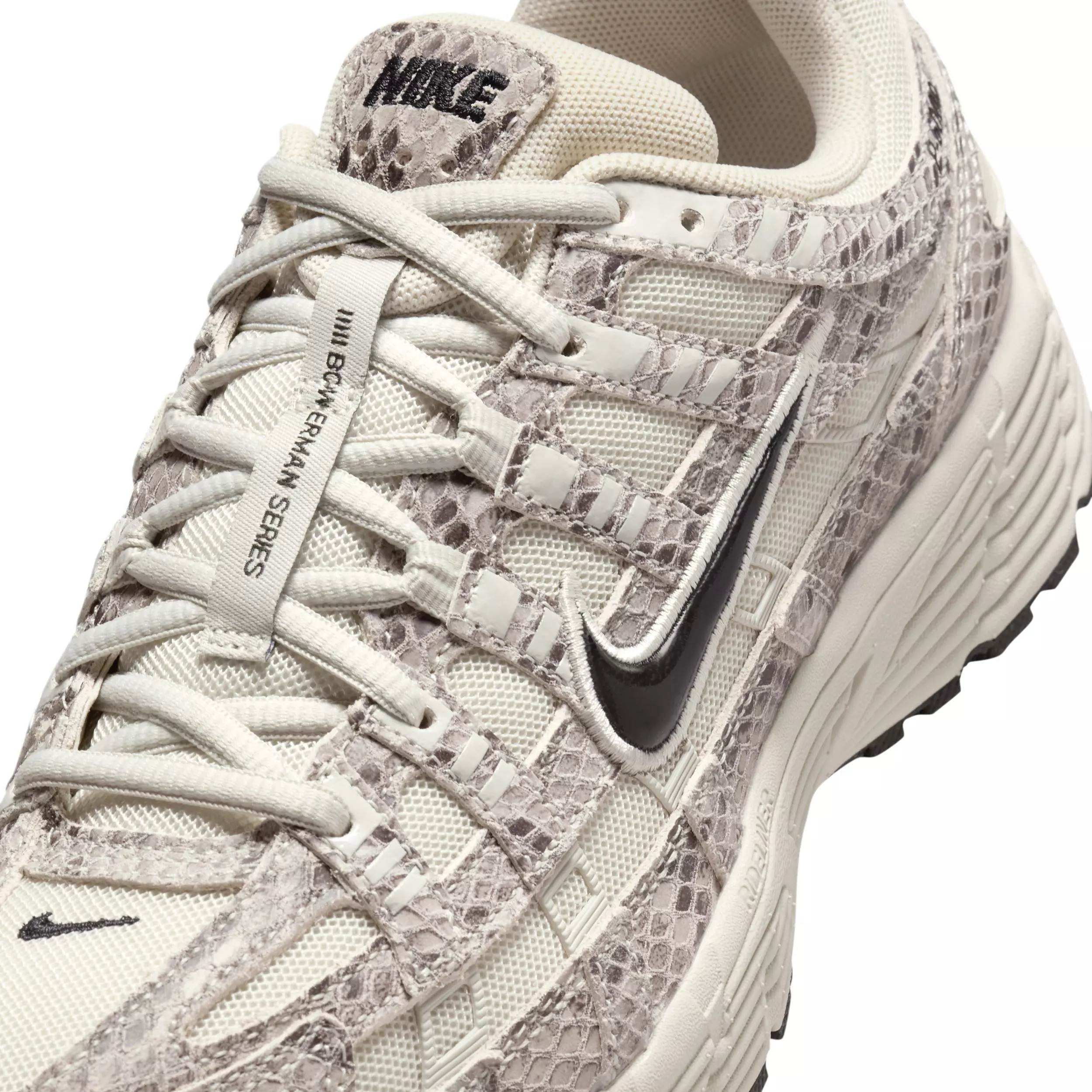 Nike P-6000 SE "Light Bone/Black/Light Bone" Women's Shoe - LT BONE/BLACK/LT BONE