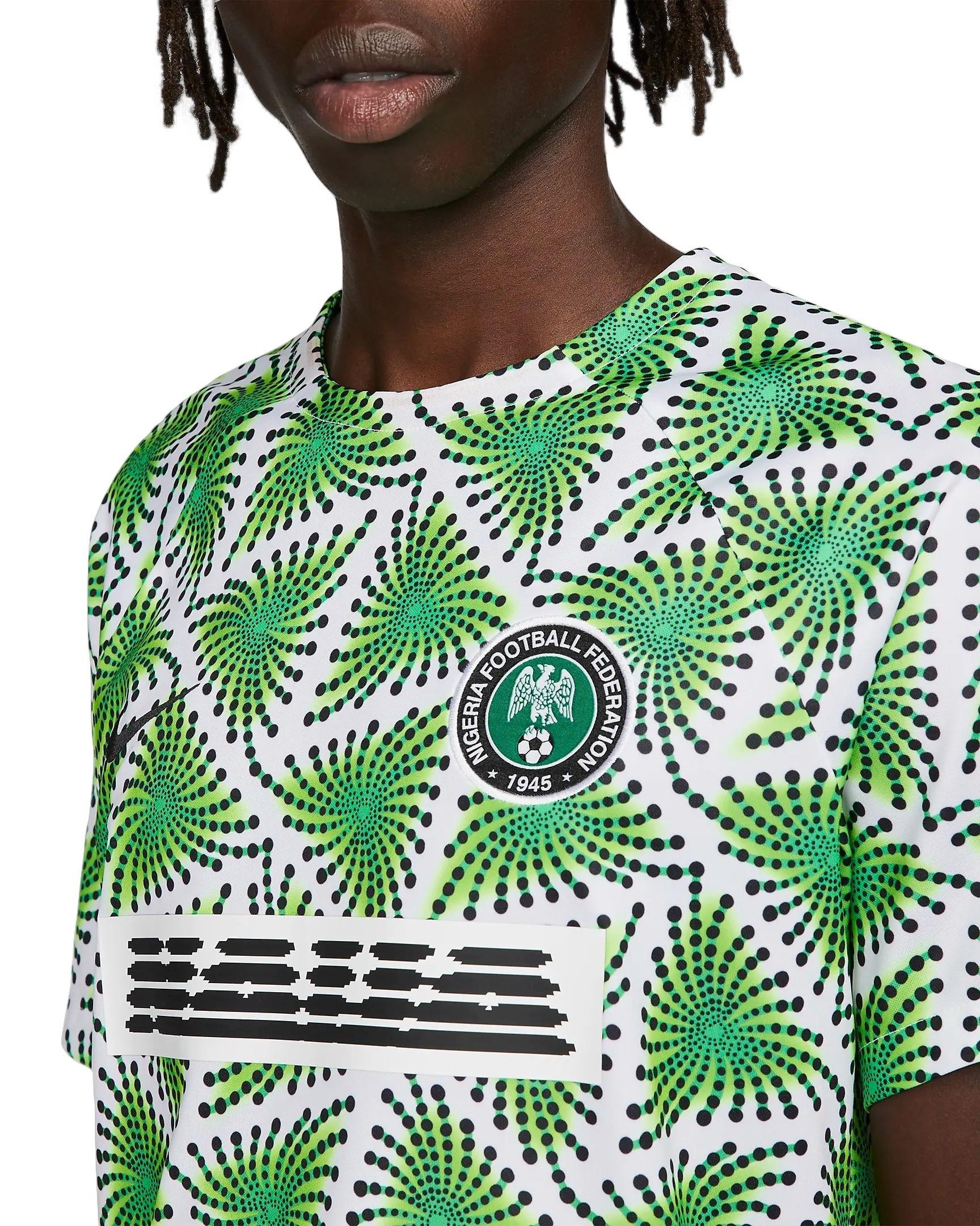 Nigeria Football Federation Nike Shirt Super Eagles Adult Medium Green Mens