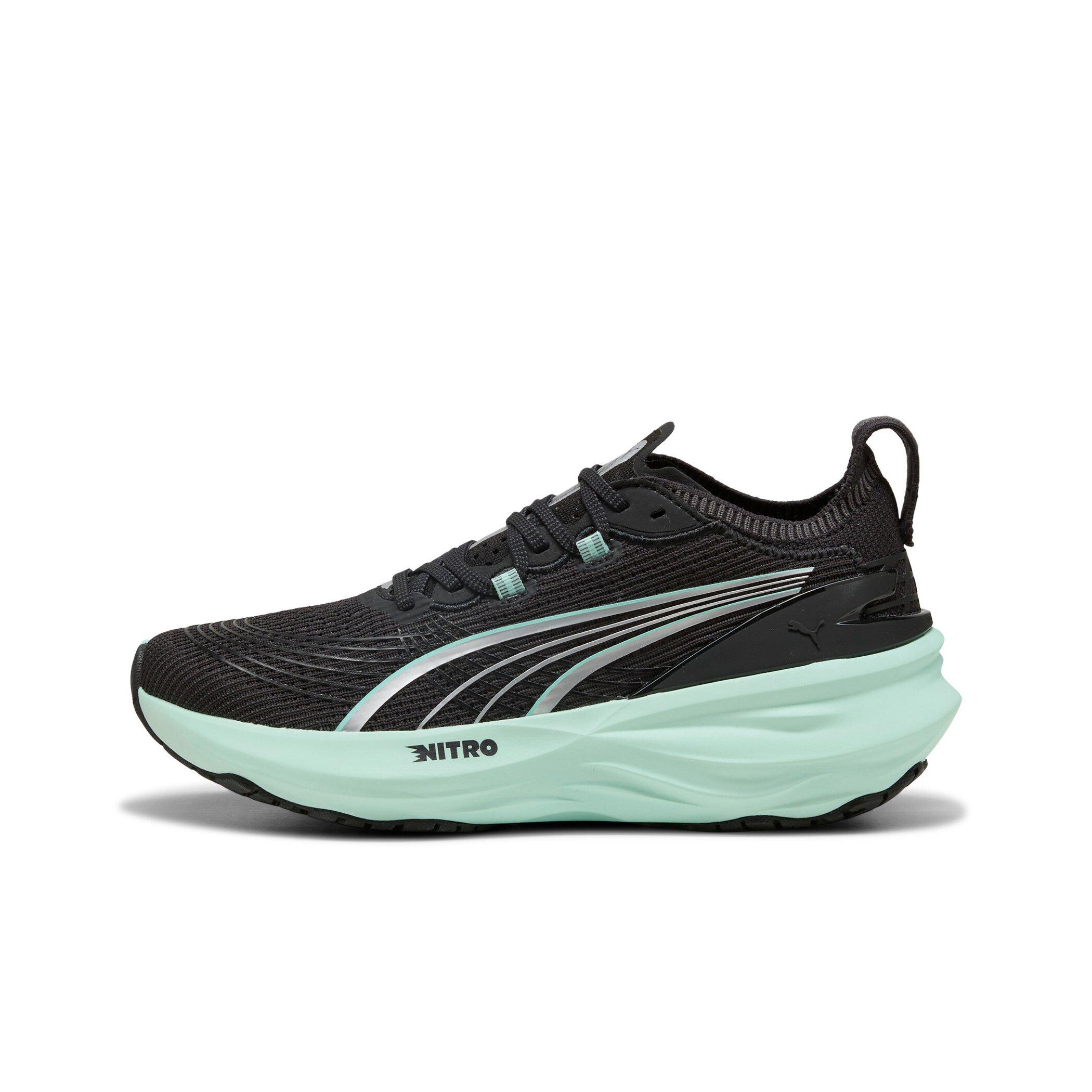 PUMA ForeverRun NITRO 2 "PUMA Black/Mint Melt" Women's Running Shoe - BLACK/MINT Thumbnail View 2