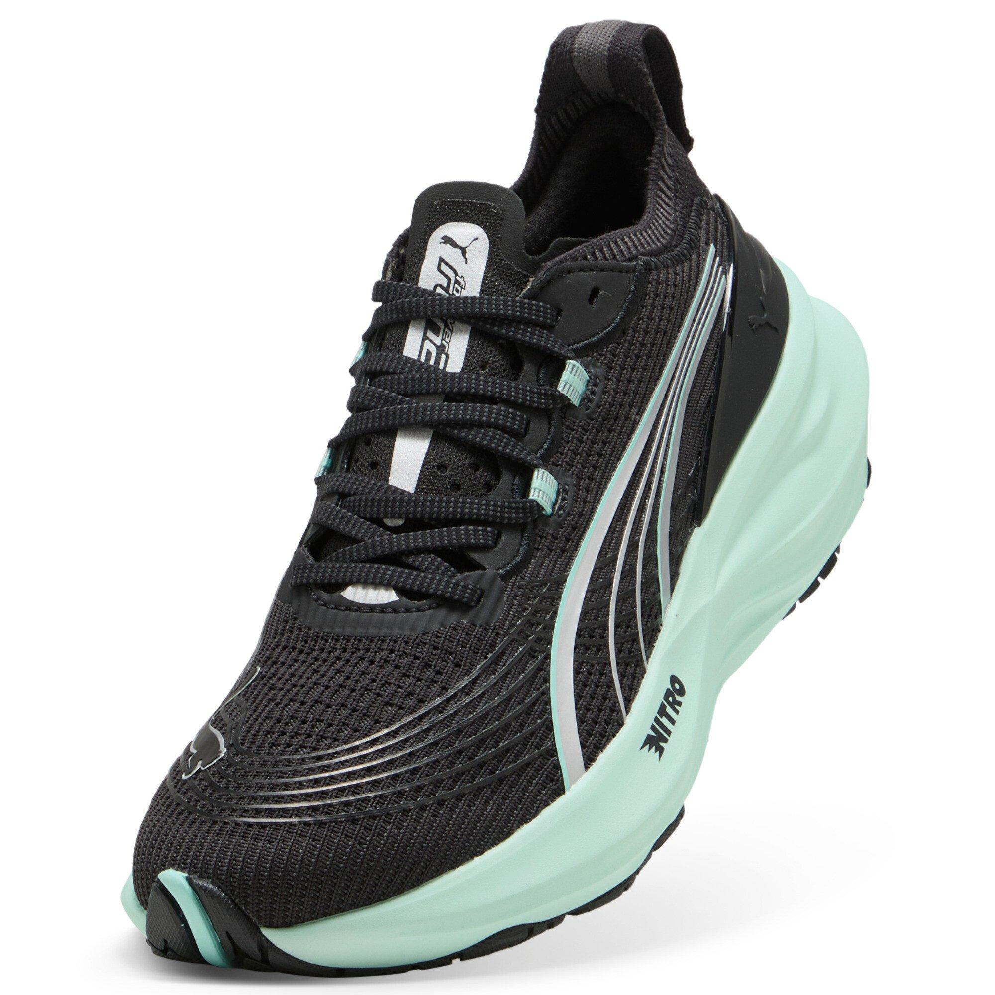 PUMA ForeverRun NITRO 2 "PUMA Black/Mint Melt" Women's Running Shoe - BLACK/MINT Thumbnail View 5