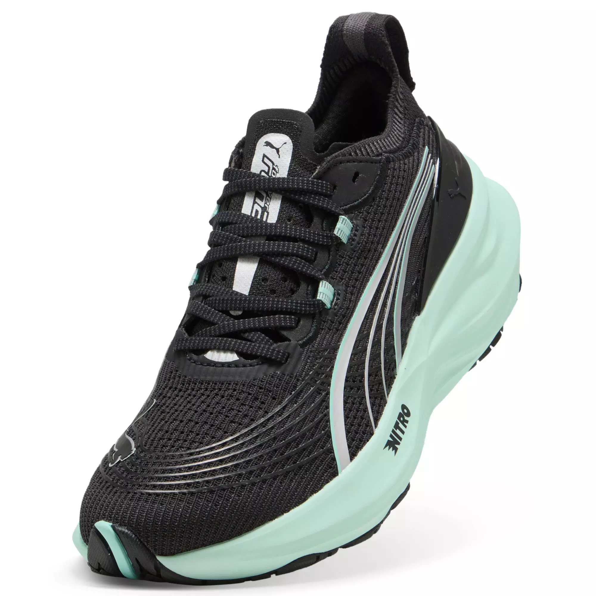 PUMA ForeverRun NITRO 2 "PUMA Black/Mint Melt" Women's Running Shoe - BLACK/MINT