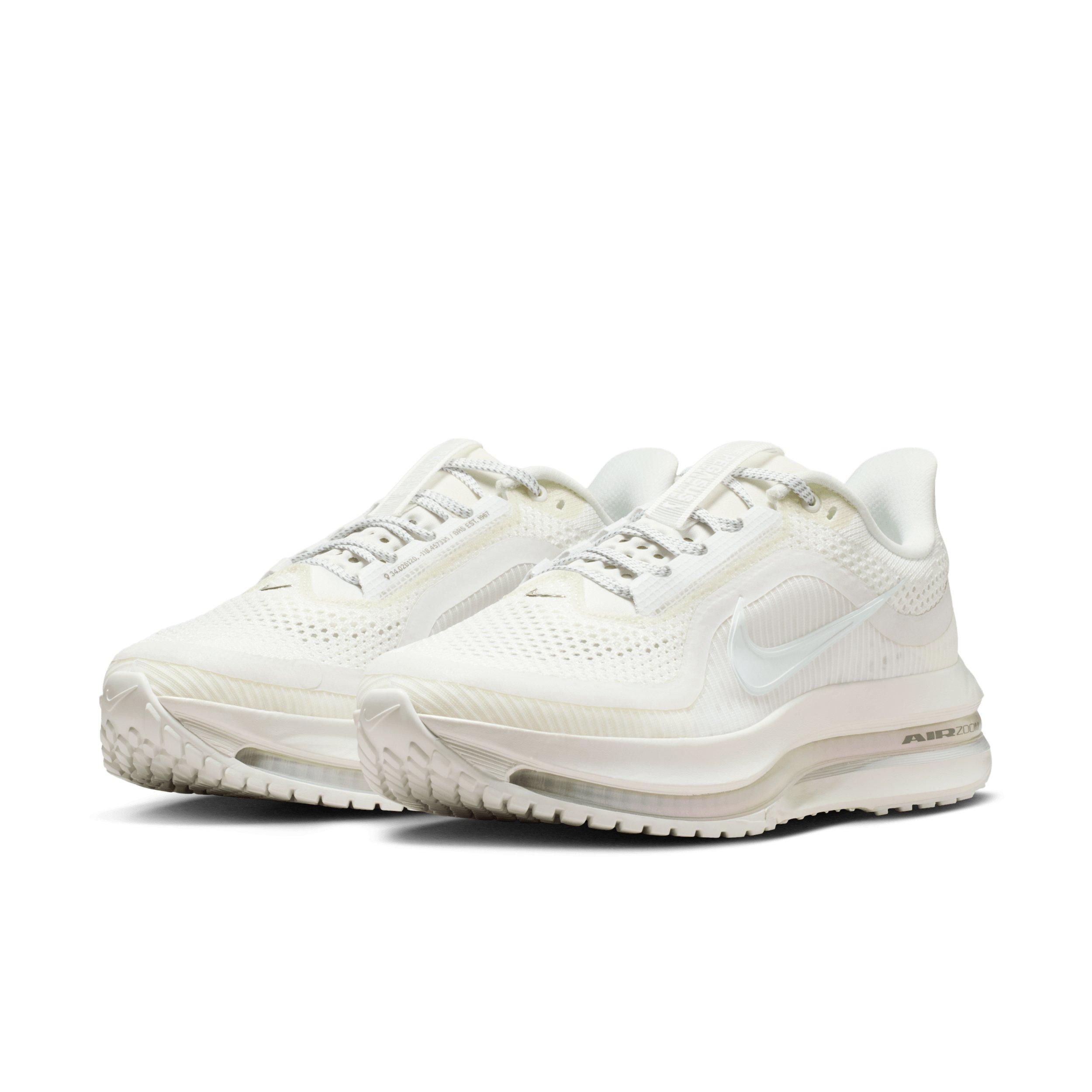 Nike Pegasus Premium "Summit White/Pure Platinum/Pencil Point/White" Women's Running Shoe - WHITE/PLATINUM/PENCIL/WHITE Thumbnail View 3