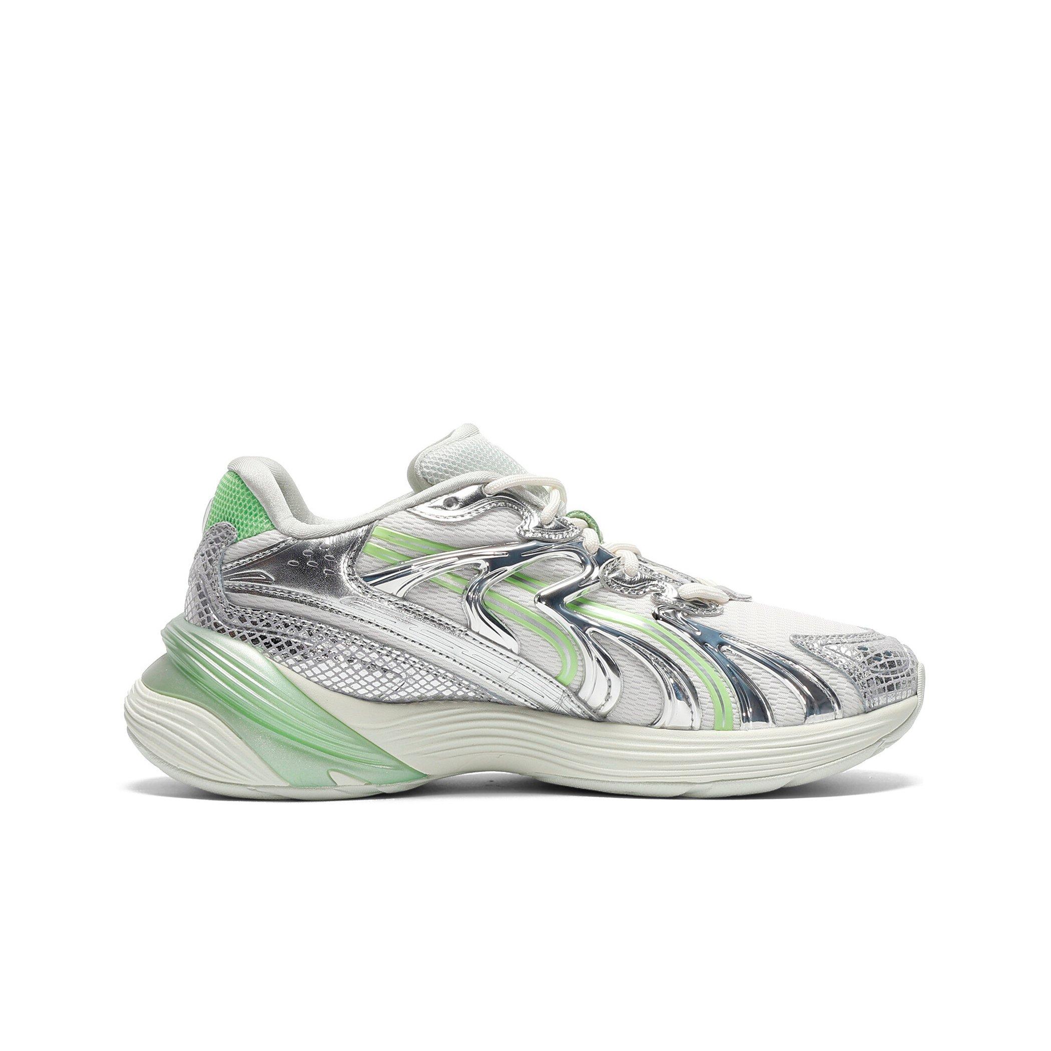 PUMA Inverse Light Beam "Warm White/Spring Fern/Sage Frost" Women's Shoe - WHITE/FERN/SAGE Thumbnail View 1