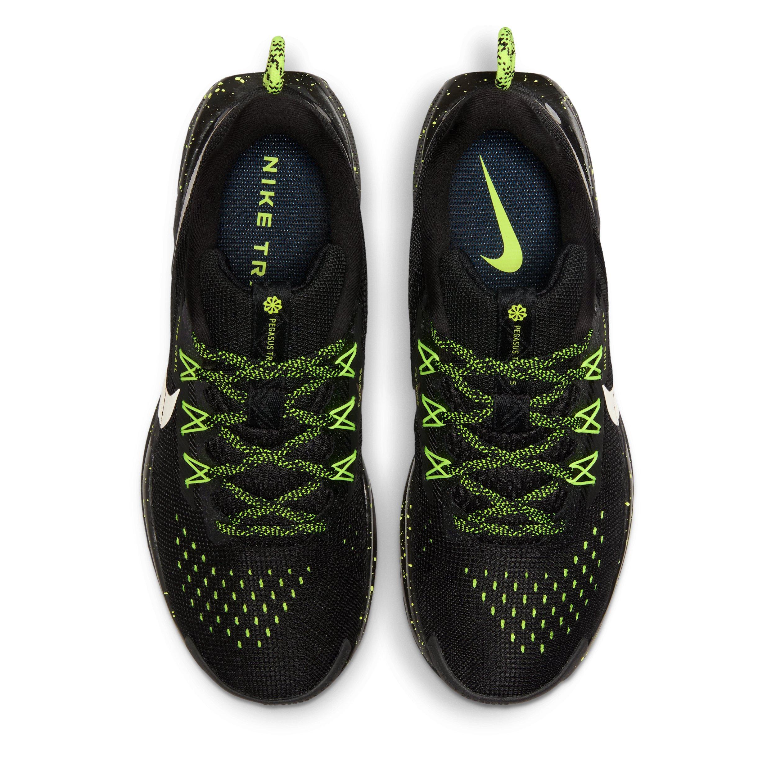 Nike Pegasus Trail 5 "Black/Volt Ice/Phantom" Women's Trail Running Shoe - BLACK/VOLT/PHANTOM Thumbnail View 4