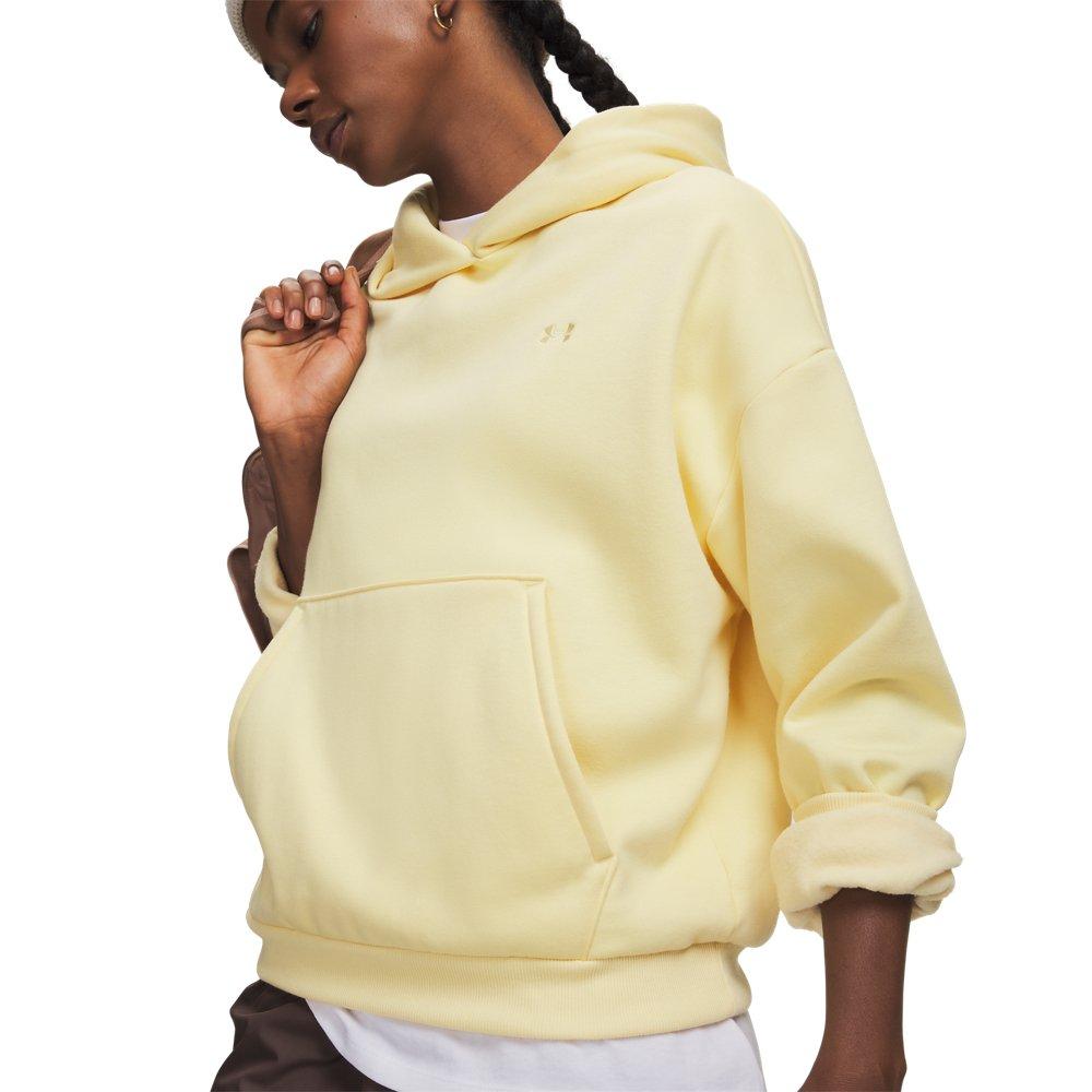 Under Armour Women's Icon Fleece Reinvented Hoodie - Yellow - YELLOW