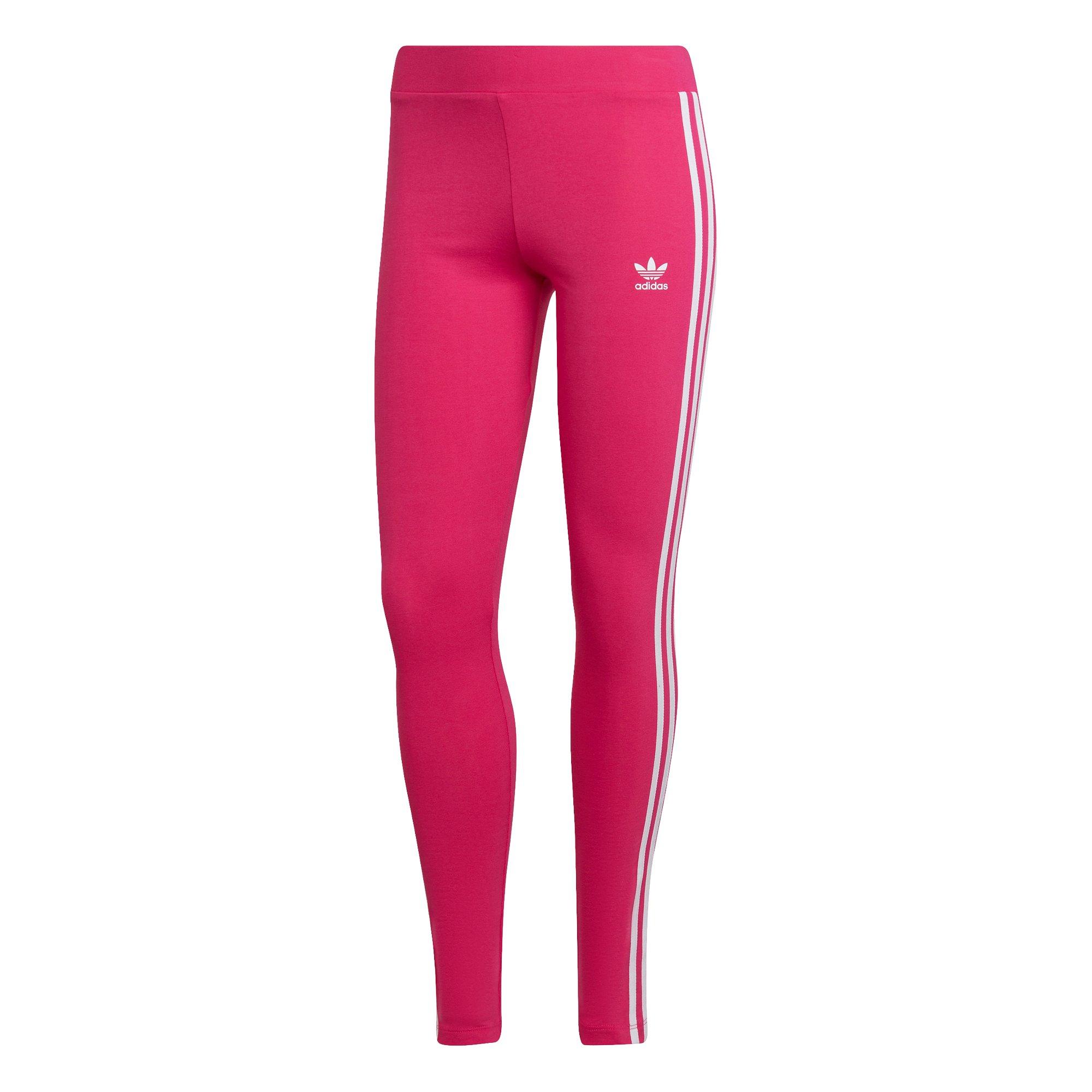 adidas Women's Originals Classics Adicolor 3-Stripes Leggings-Pink -  Hibbett