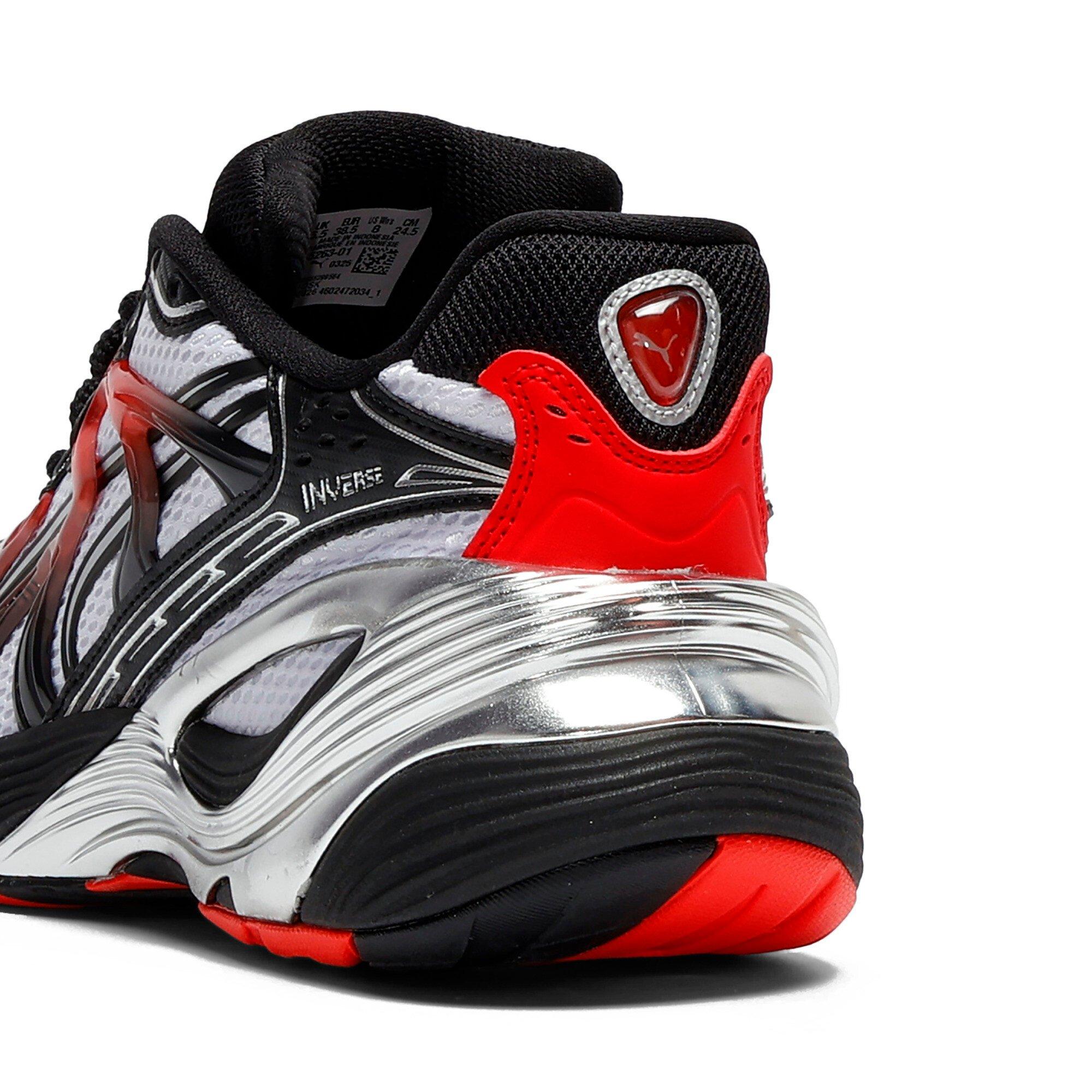 PUMA Inverse PUMATECH-X "PUMA White/PUMA Black/For All Time Red" Women's Shoe - WHITE/BLACK/RED Thumbnail View 6