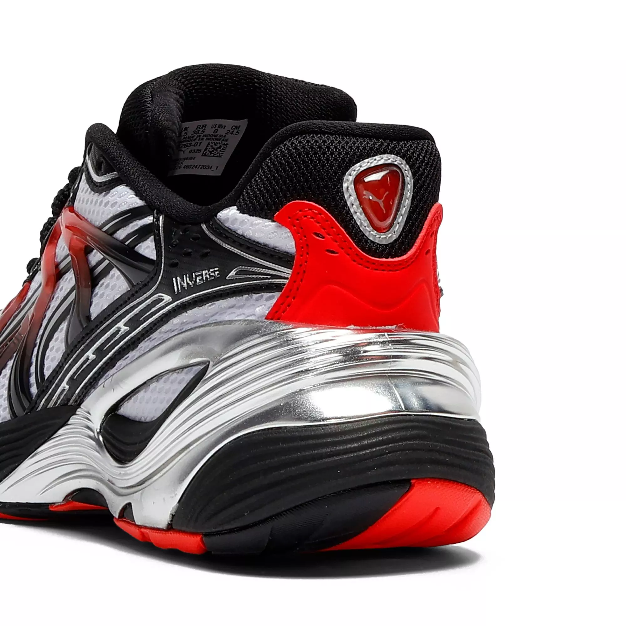 PUMA Inverse PUMATECH-X "PUMA White/PUMA Black/For All Time Red" Women's Shoe - WHITE/BLACK/RED