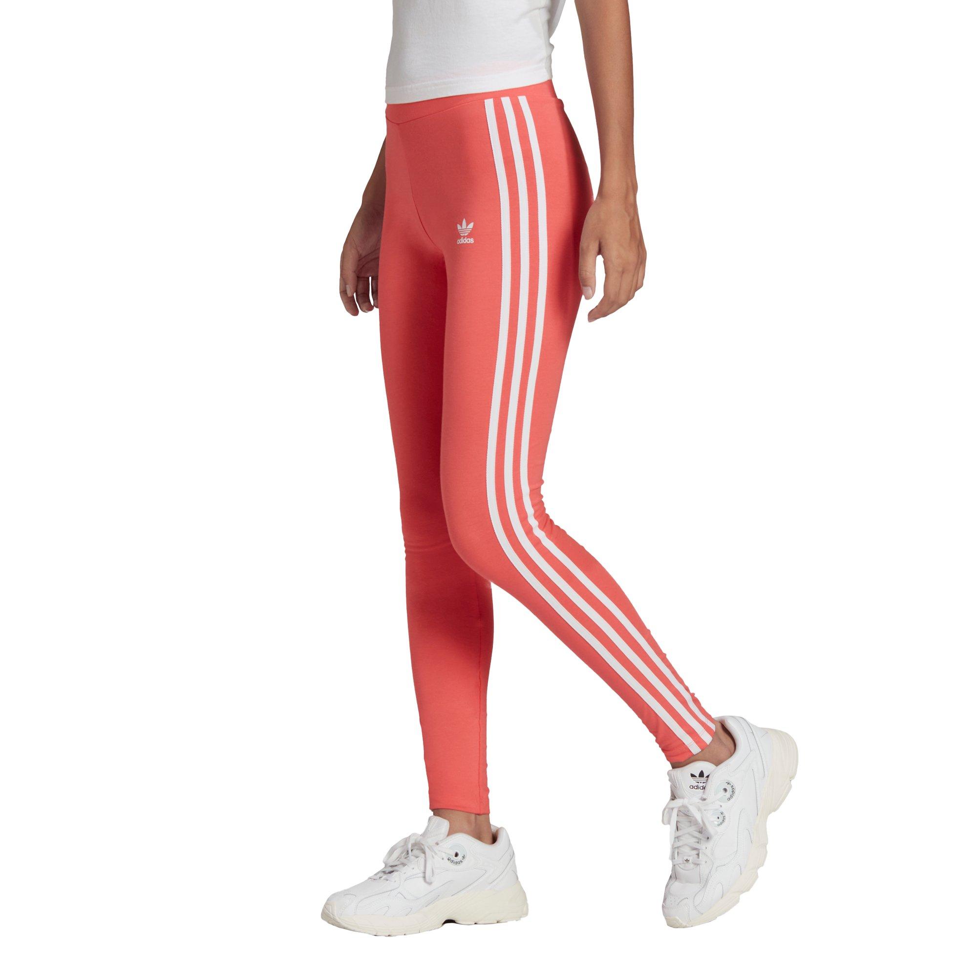 adidas Women's Originals Classic Adicolor 3-Stripes Leggings-Peach -  Hibbett