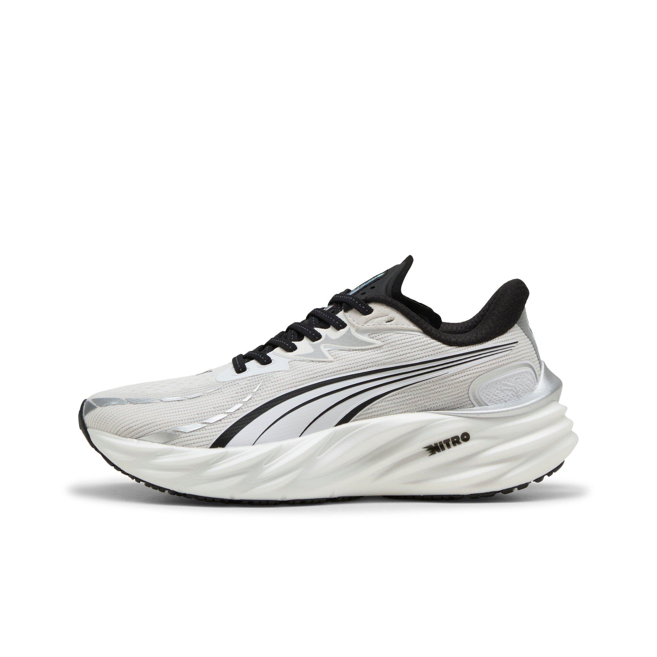 PUMA Velocity NITRO 4 "PUMA White/PUMA Black" Women's Running Shoe - WHITE/BLACK Thumbnail View 2