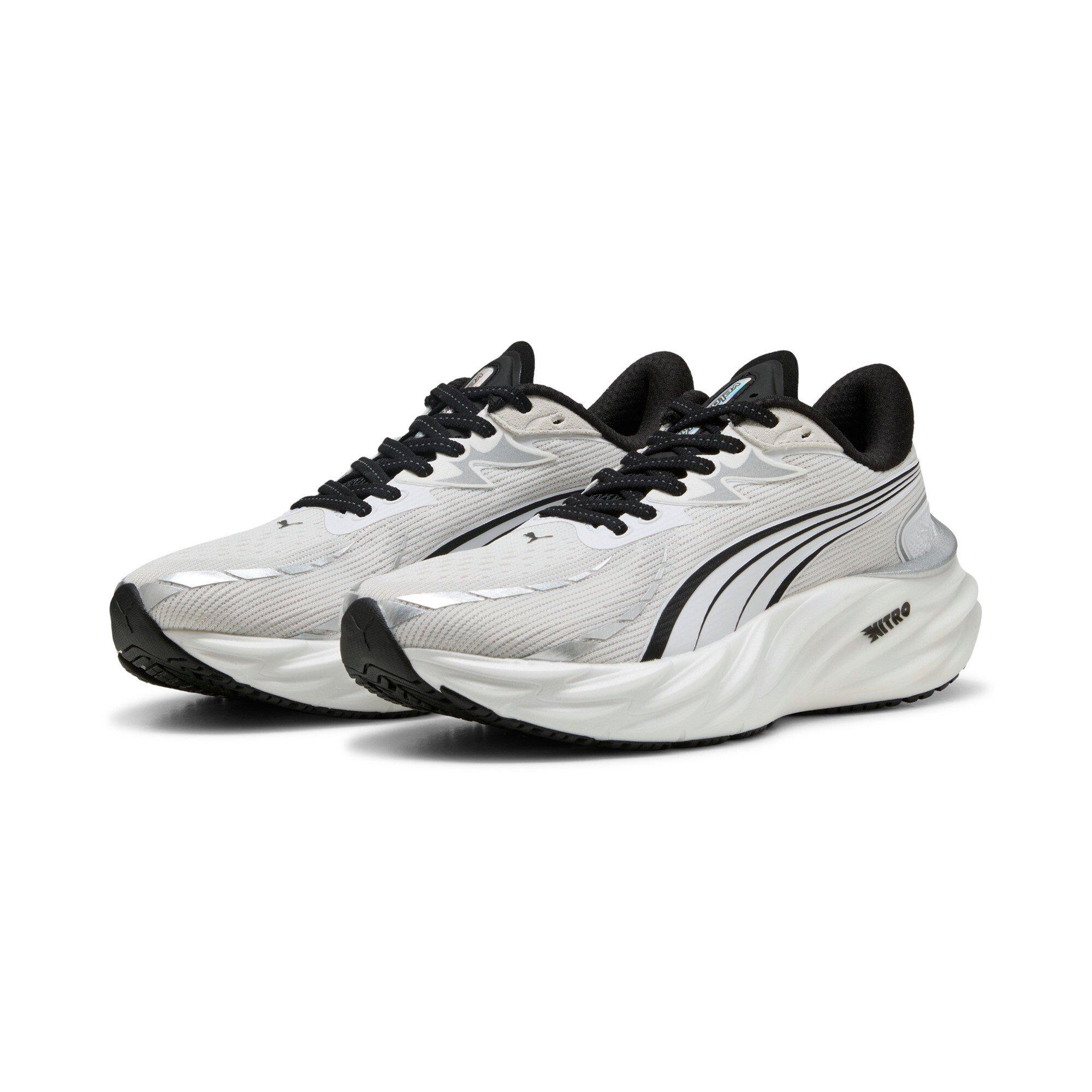 PUMA Velocity NITRO 4 "PUMA White/PUMA Black" Women's Running Shoe - WHITE/BLACK Thumbnail View 3