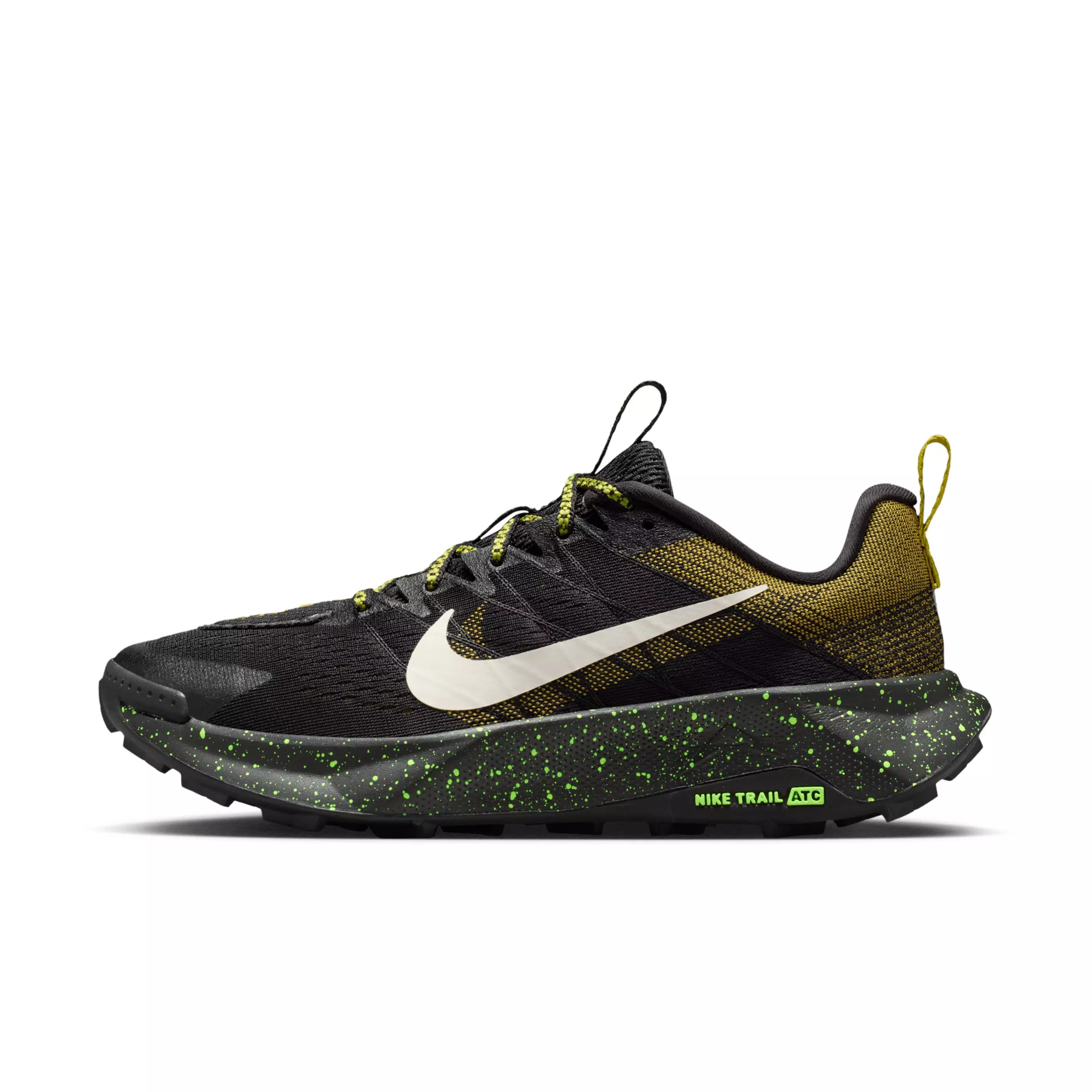 Nike Wildhorse 10 "Black/Peat Moss/Volt Ice/Phantom" Women's Trail Running Shoe - BLACK/MOSS/VOLT/PHANTOM