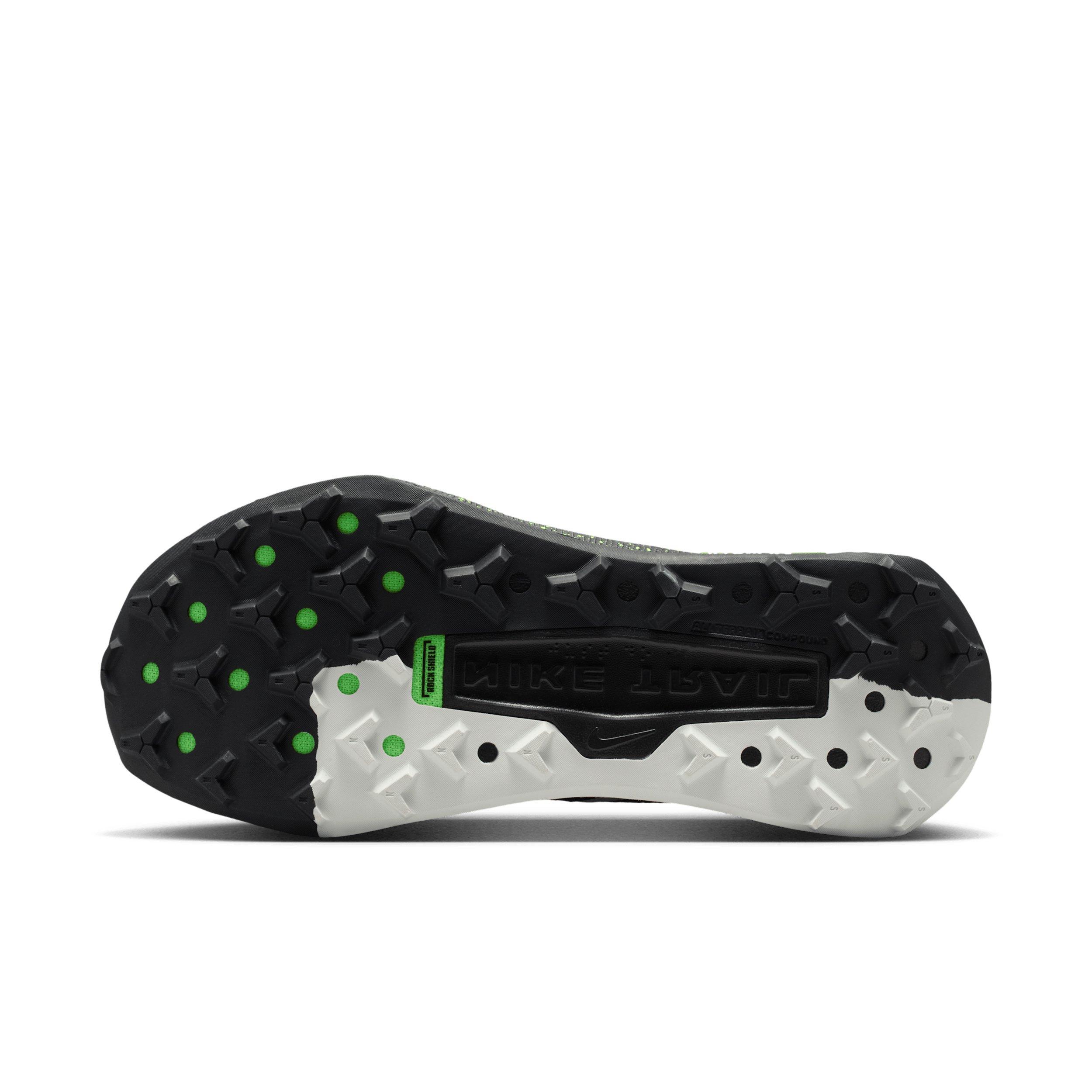 Nike Wildhorse 10 "Black/Peat Moss/Volt Ice/Phantom" Women's Trail Running Shoe - BLACK/MOSS/VOLT/PHANTOM Thumbnail View 6