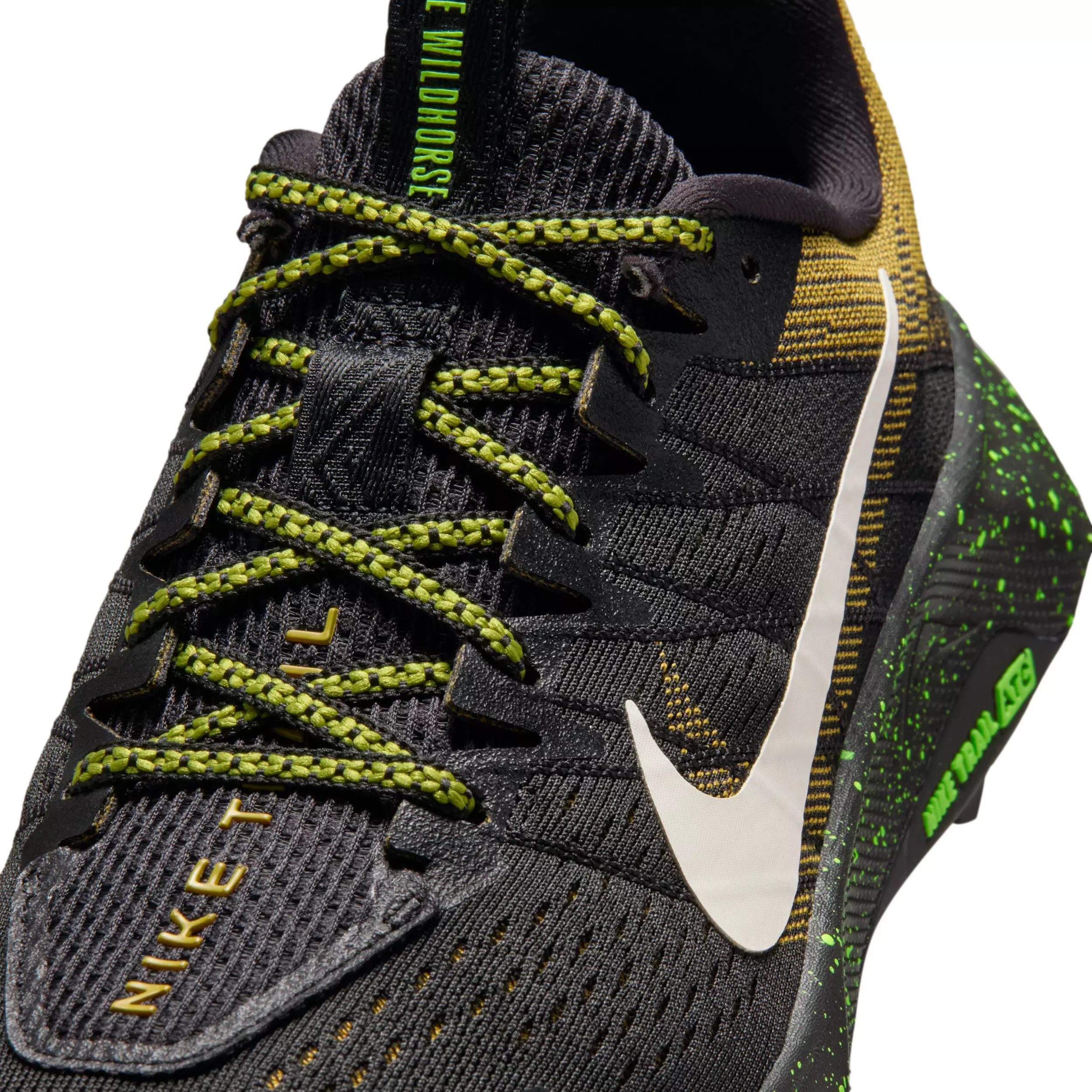 Nike Wildhorse 10 "Black/Peat Moss/Volt Ice/Phantom" Women's Trail Running Shoe - BLACK/MOSS/VOLT/PHANTOM