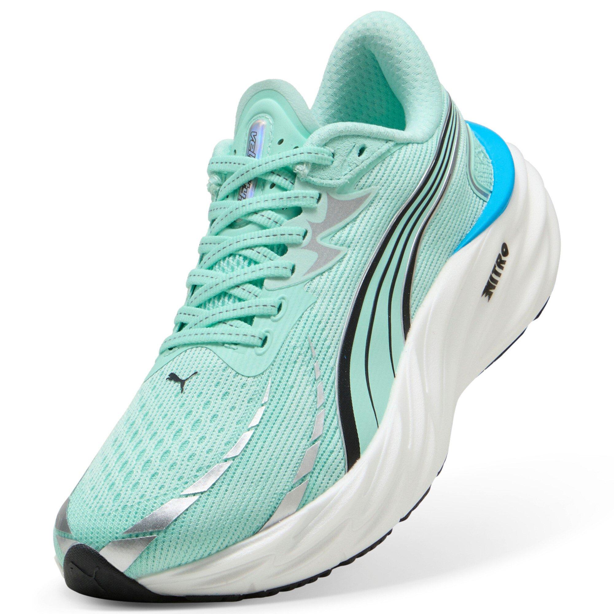 PUMA Velocity NITRO 4 "Mint Melt/Speed Blue" Women's Running Shoe - MINT/BLUE Thumbnail View 5