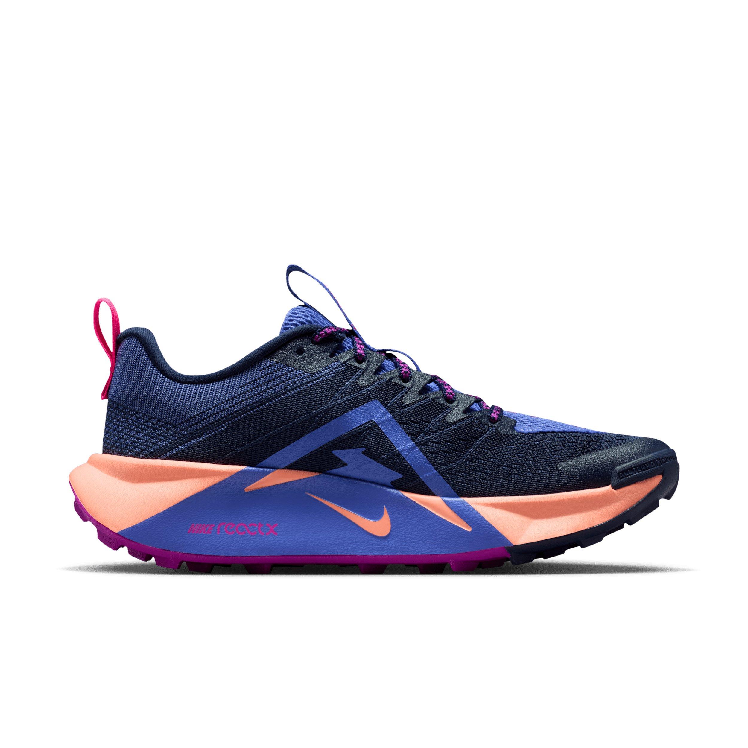Nike Wildhorse 10 "Midnight Navy/Sapphire/Orange Pulse/Hydrogen Blue" Women's Trail Running Shoe - NAVY/SAPPHIRE/ORANGE/BLUE Thumbnail View 1