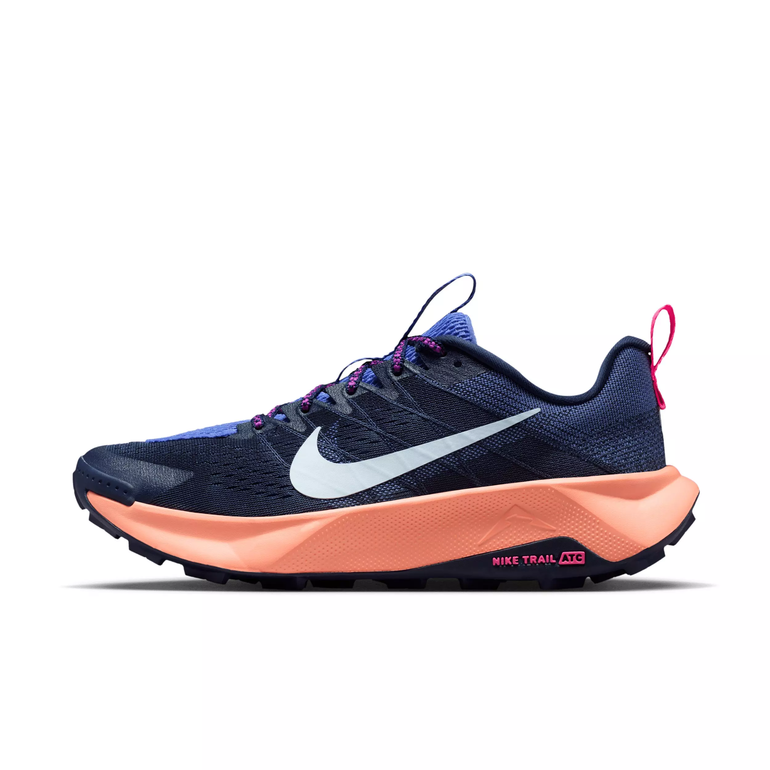 Nike Wildhorse 10 "Midnight Navy/Sapphire/Orange Pulse/Hydrogen Blue" Women's Trail Running Shoe - NAVY/SAPPHIRE/ORANGE/BLUE