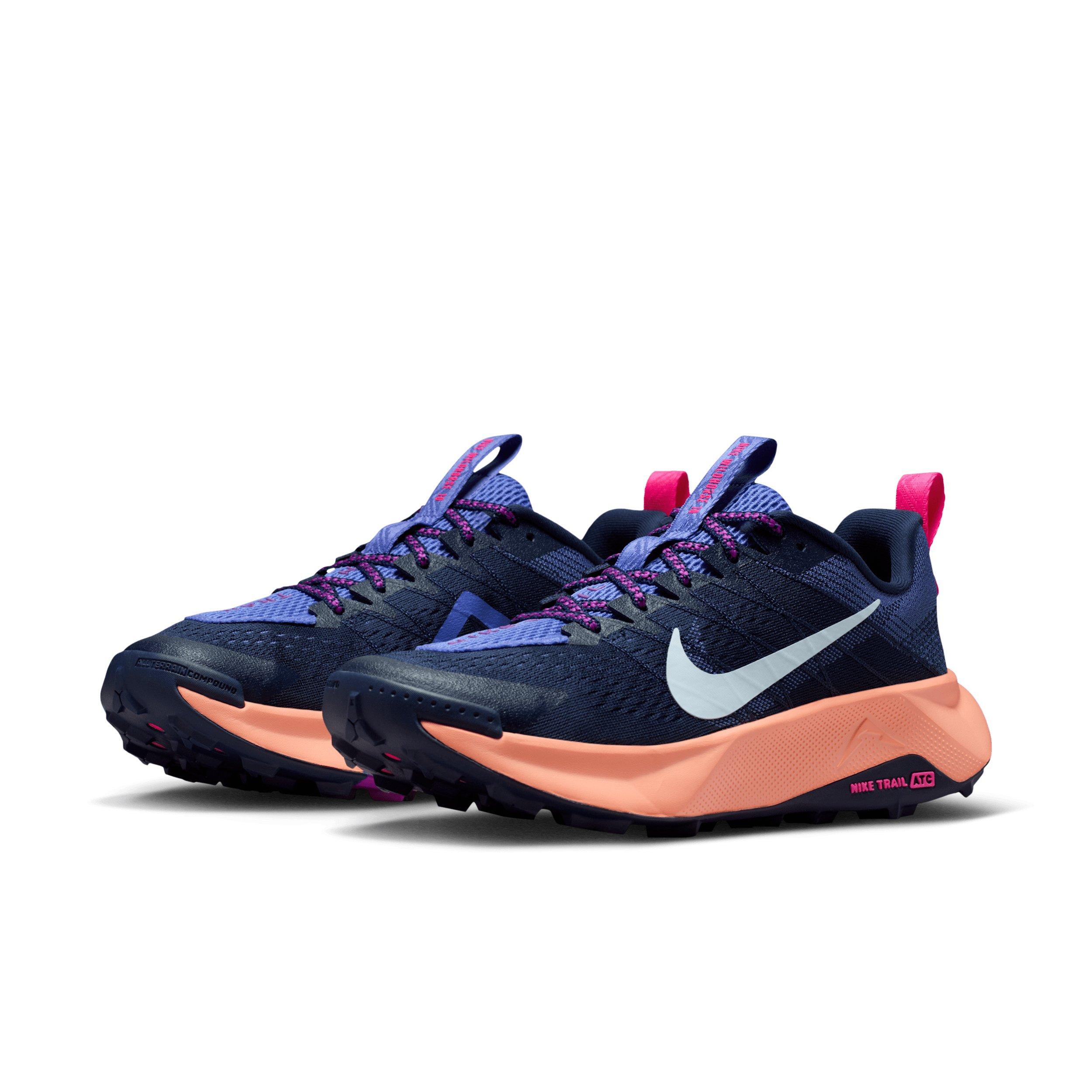 Nike Wildhorse 10 "Midnight Navy/Sapphire/Orange Pulse/Hydrogen Blue" Women's Trail Running Shoe - NAVY/SAPPHIRE/ORANGE/BLUE Thumbnail View 3