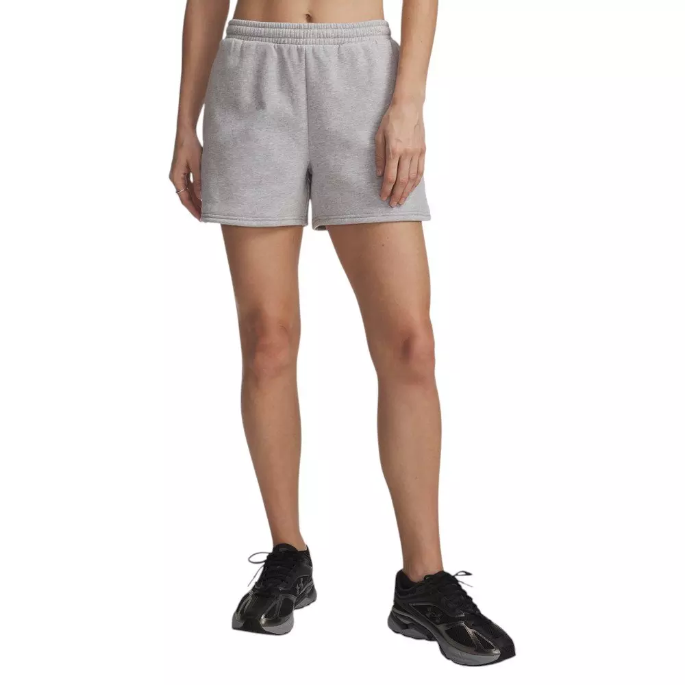 Under Armour Women's Icon Fleece Shorts - Grey - GREY