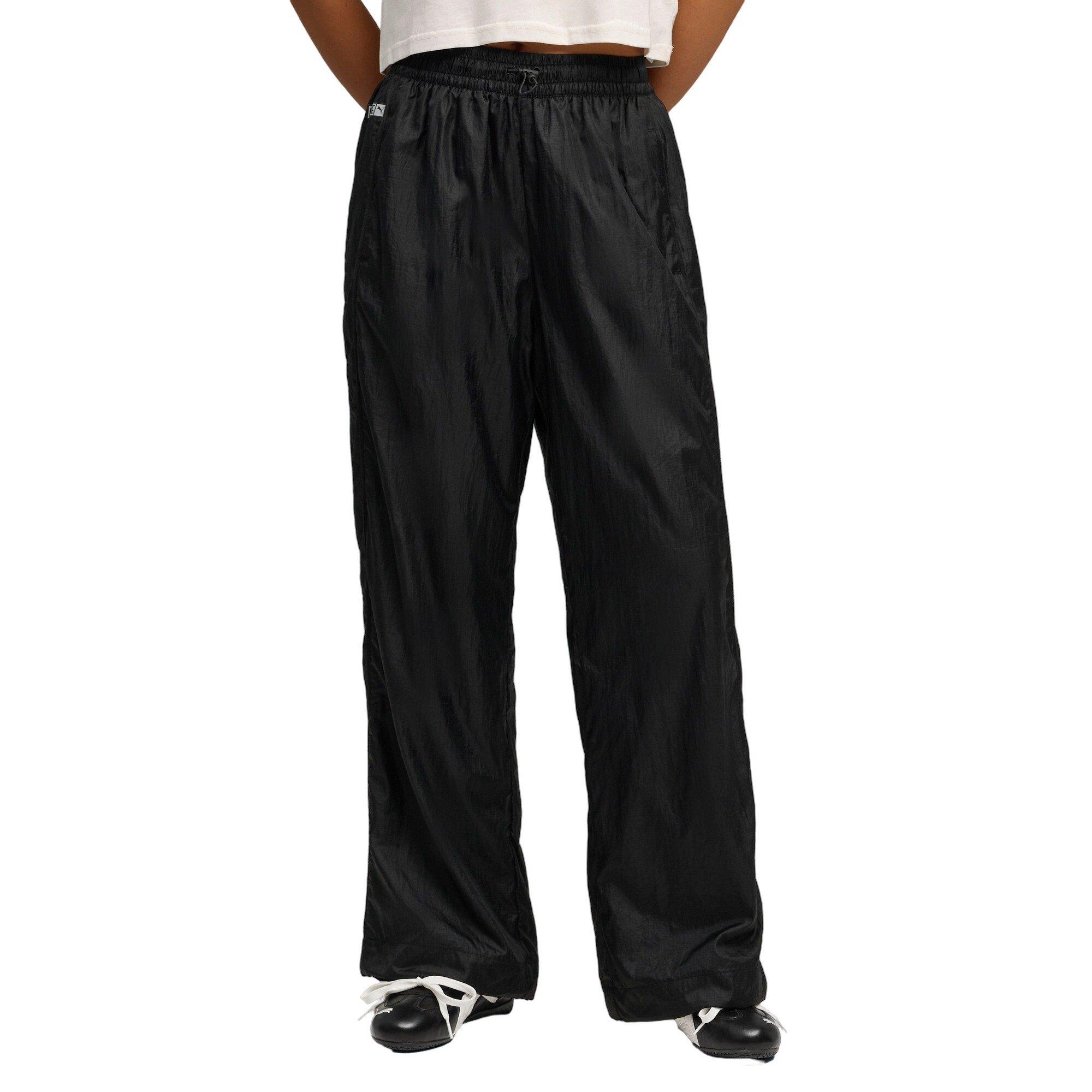 PUMA Women's PUMA x ROS&Eacute; T7 Relaxed Track Pants -Black - BLACK Thumbnail View 1