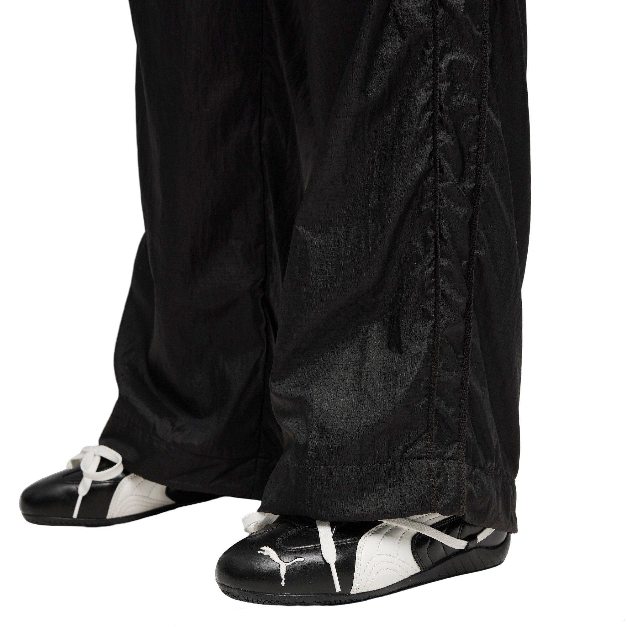 PUMA Women's PUMA x ROS&Eacute; T7 Relaxed Track Pants -Black - BLACK Thumbnail View 4