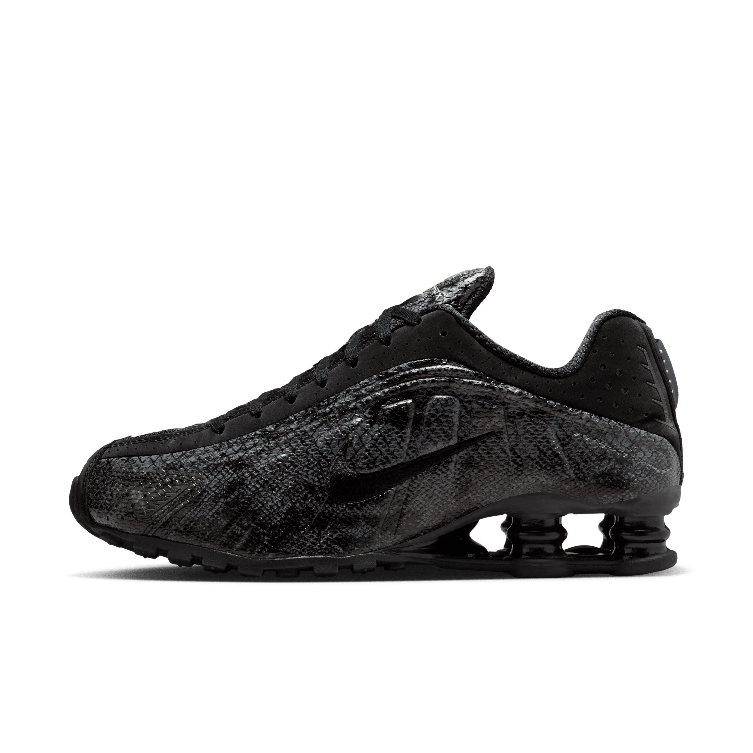 Nike Shox R4 "Black/Metallic Silver/Dark Grey/Black" Women's Shoe - BLACK/SILVER/DK GREY/BLACK Thumbnail View 2