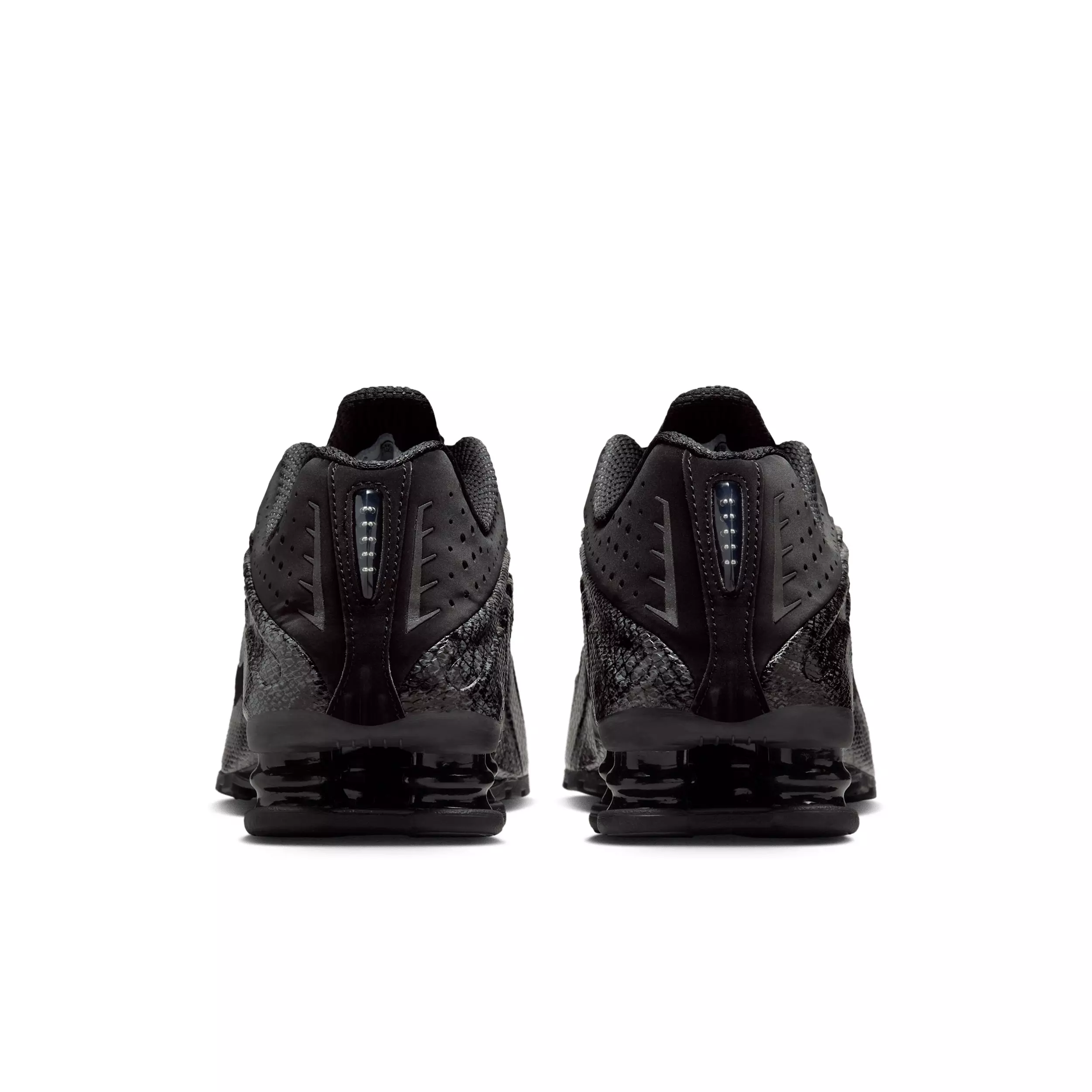 Nike Shox R4 "Black/Metallic Silver/Dark Grey/Black" Women's Shoe - BLACK/SILVER/DK GREY/BLACK
