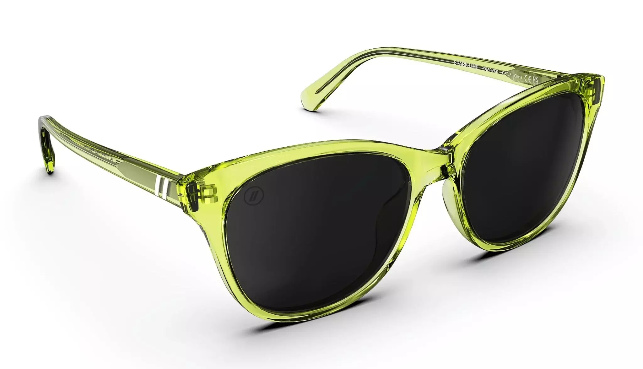 Blenders Palmy Spark Lime Sunglasses - GREEN