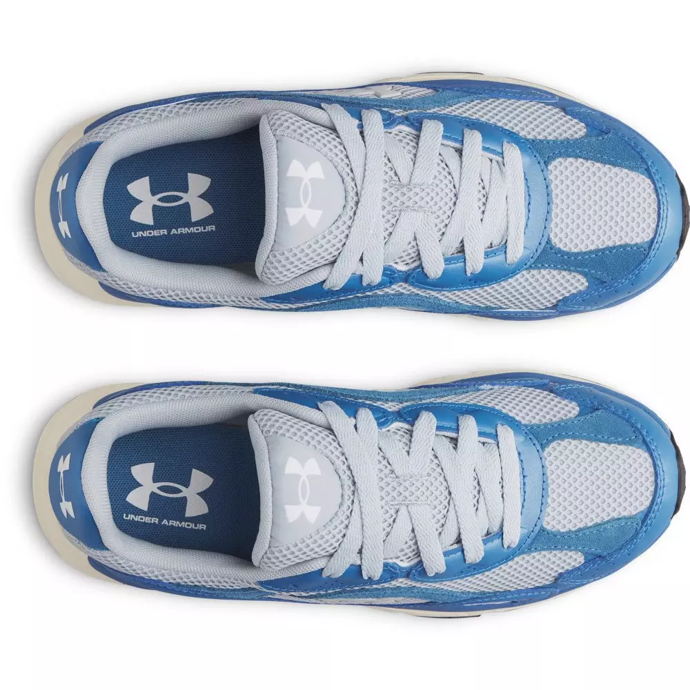 Under Armour Tech Runner "Blue Fog/Aegean Blue/White" Women's Shoe - BLUE/BLUE/WHITE
