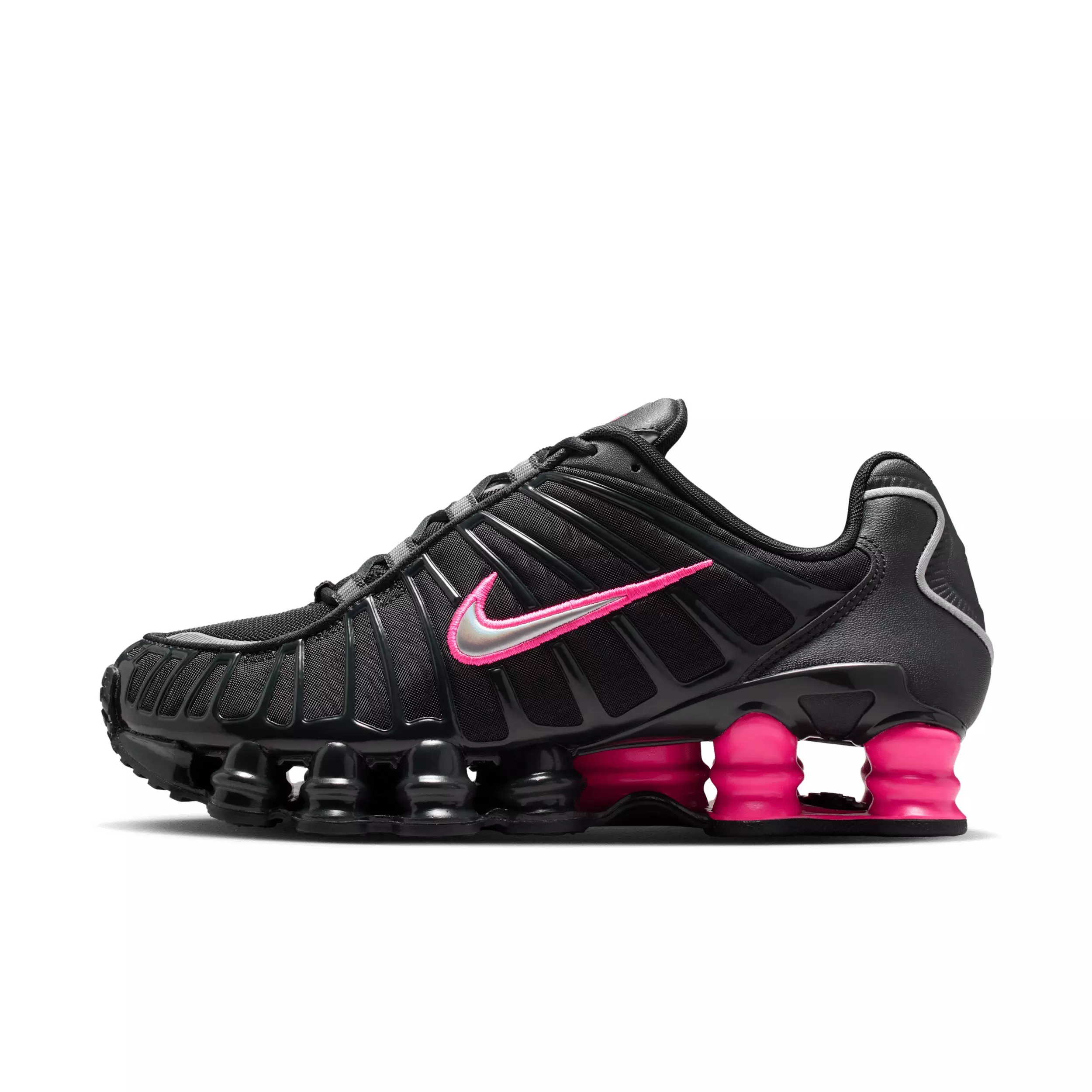 Nike Shox TL "Off Noir/Hyper Pink/Metallic Silver" Women's Shoe - OFF NOIR/PINK/SILVER
