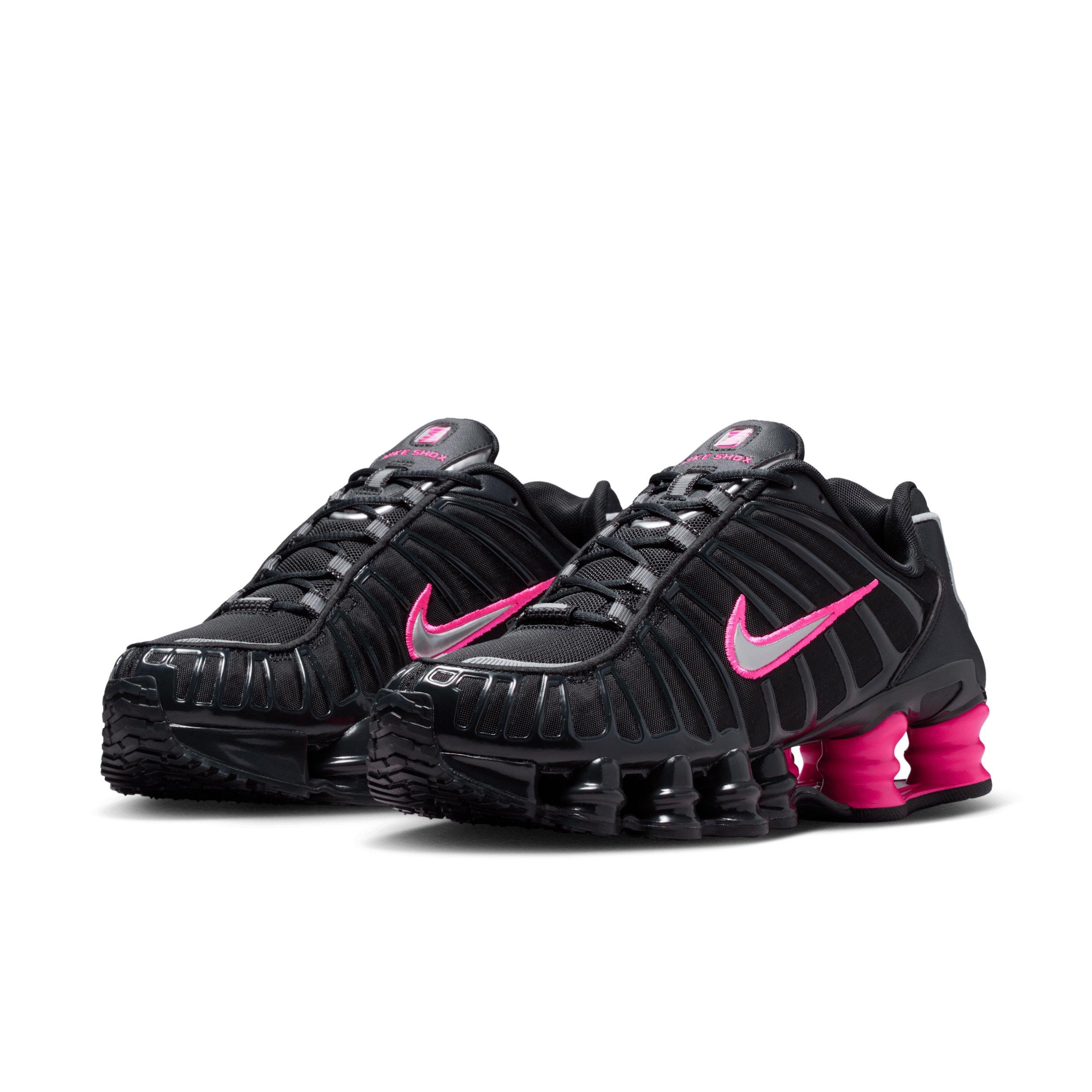 Nike Shox TL "Off Noir/Hyper Pink/Metallic Silver" Women's Shoe - OFF NOIR/PINK/SILVER Thumbnail View 3