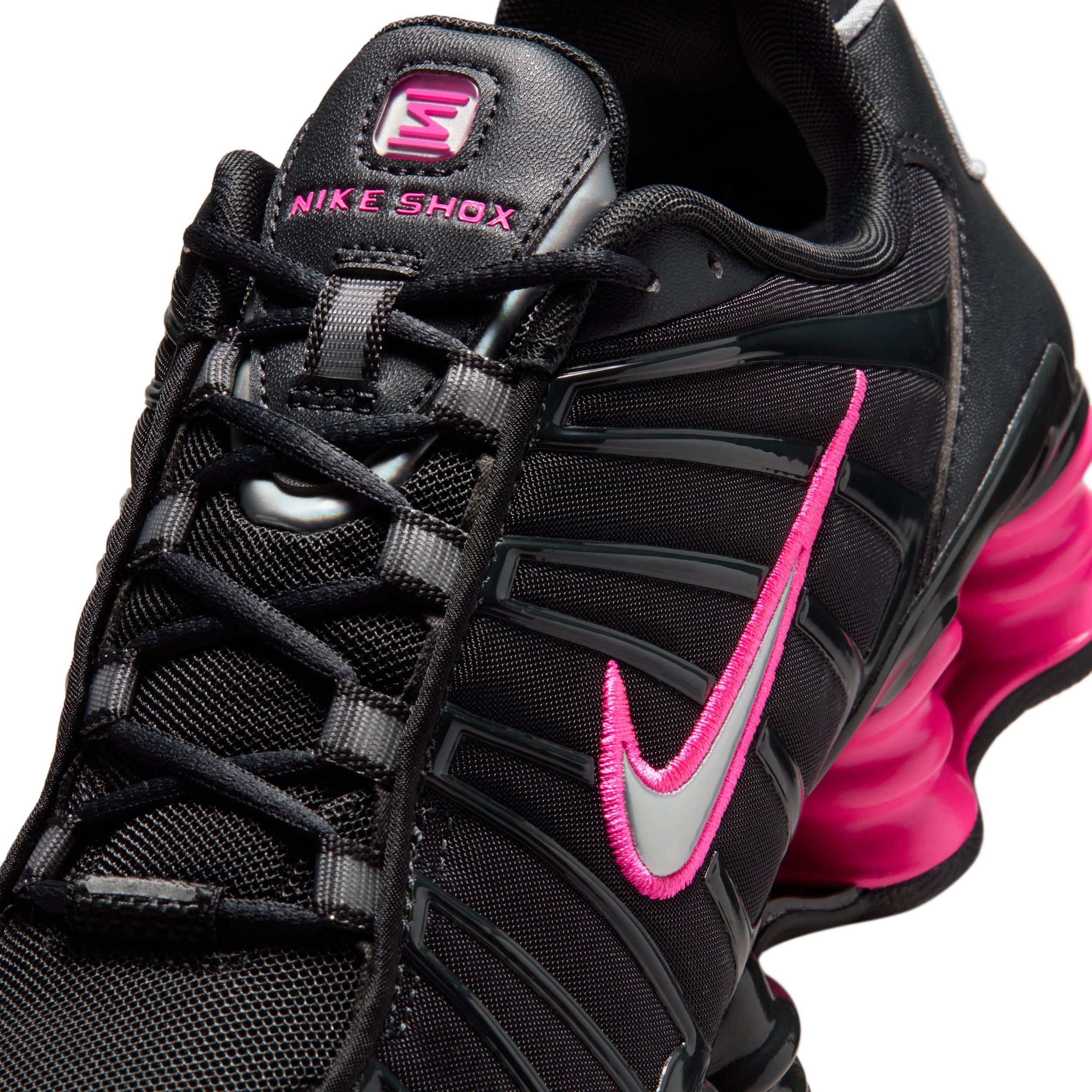 Nike Shox TL "Off Noir/Hyper Pink/Metallic Silver" Women's Shoe - OFF NOIR/PINK/SILVER Thumbnail View 7