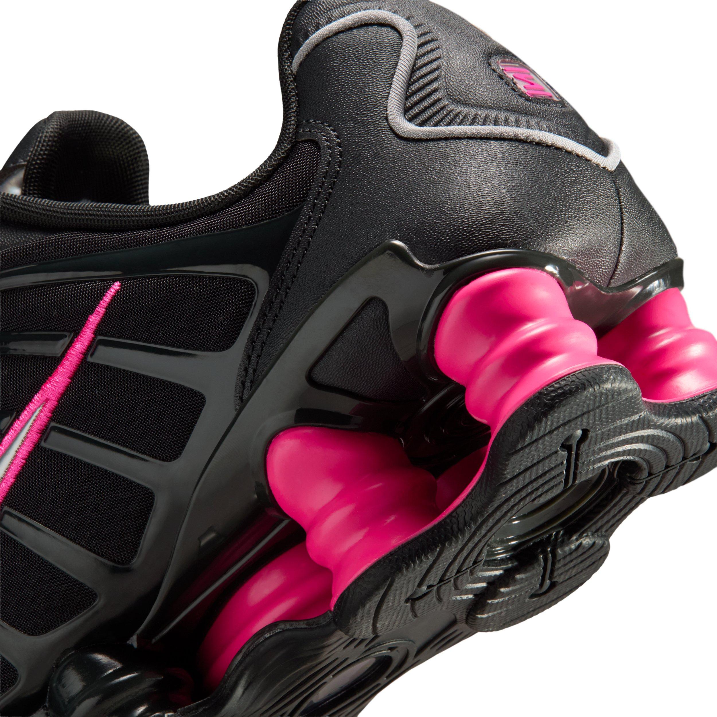 Nike Shox TL "Off Noir/Hyper Pink/Metallic Silver" Women's Shoe - OFF NOIR/PINK/SILVER Thumbnail View 8