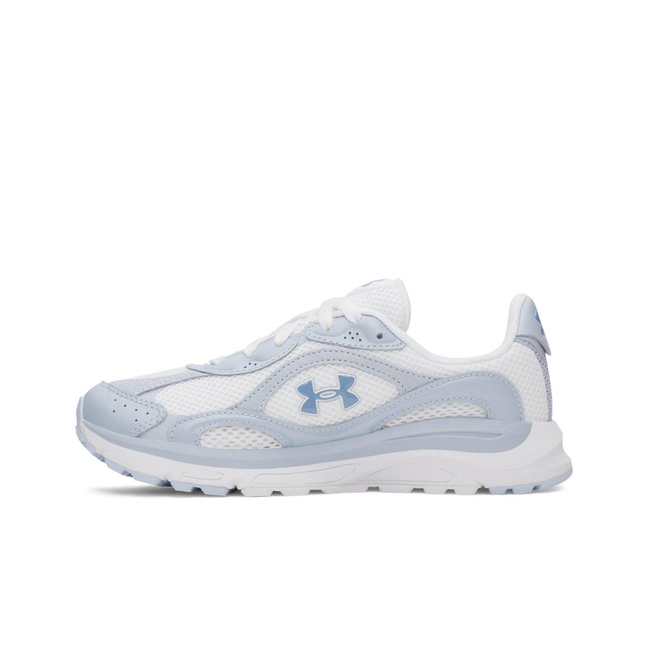 Under Armour Tech Runner "White/Spackle Blue/Blue Smoke" Women's Shoe - WHITE/BLUE/BLUE