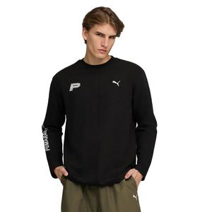 PUMA Men's FUTURE.PUMA.ARCHIVE Long Sleeve Tee -Black