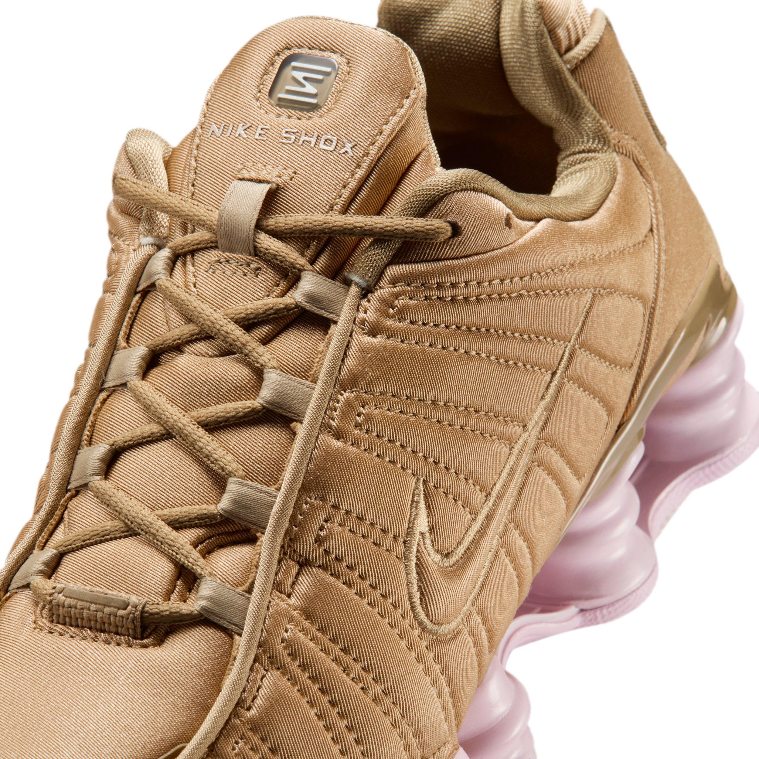 Nike Shox TL "Filbert/Pink Foam/Metallic Silver/Filbert" Women's Shoe - FILBERT/PINK/SILVER/FILBERT Thumbnail View 7