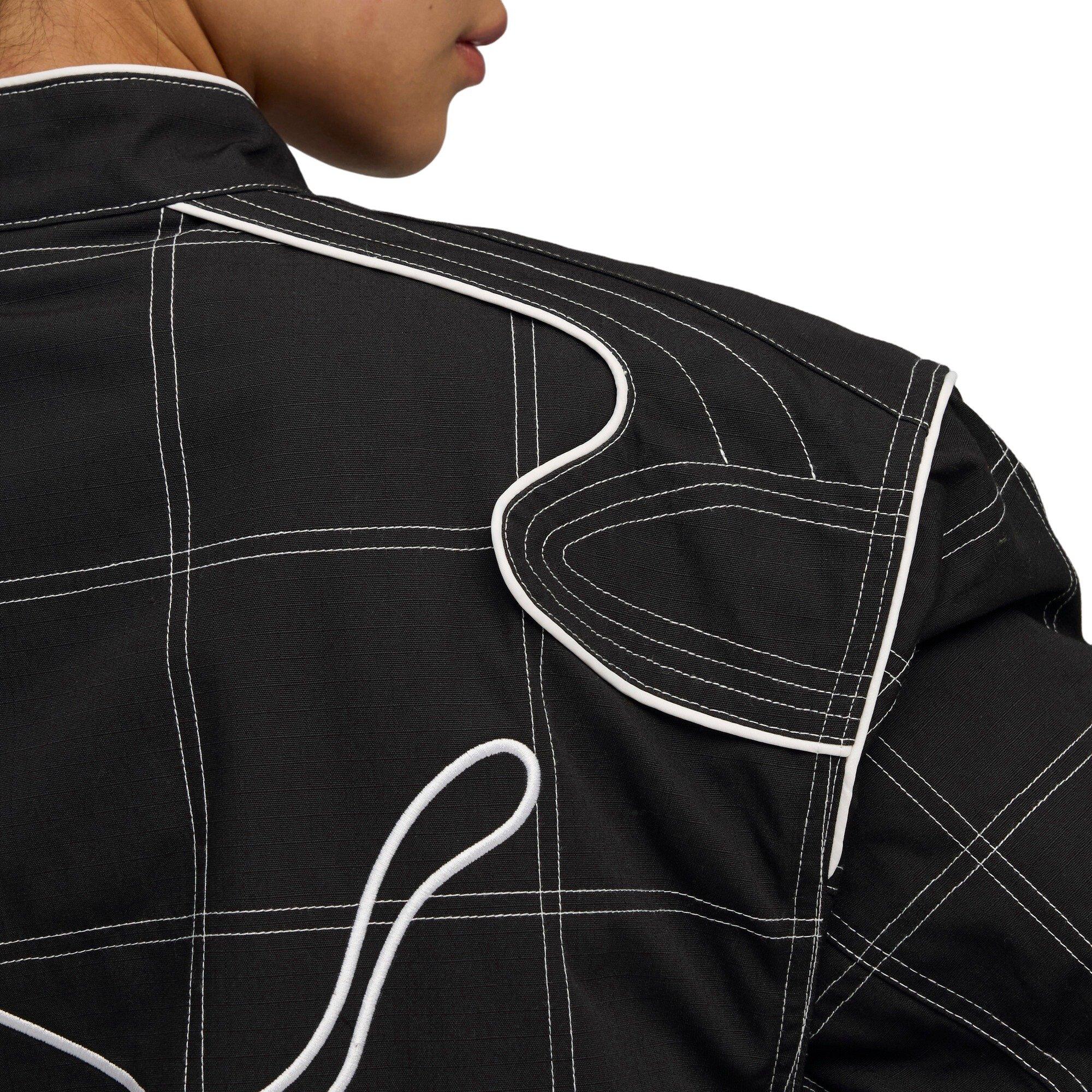 PUMA Women's FUTURE.PUMA.ARCHIVE Racer Jacket - Black - BLACK Thumbnail View 4