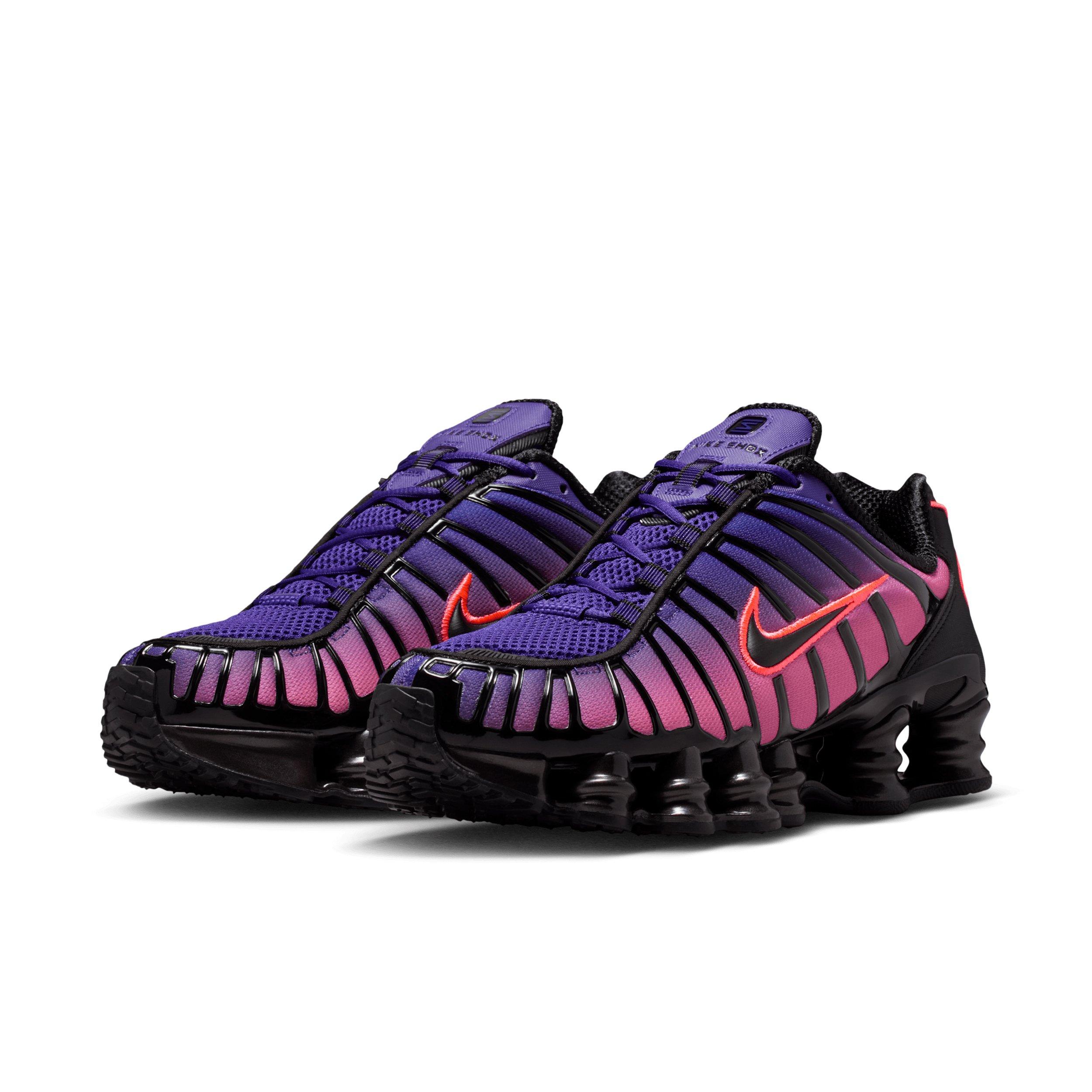 Nike Shox TL Fade "Court Purple/Metallic Black/Peony/Hot Lava" Women's Shoe - PURPLE/BLACK/PEONY/LAVA Thumbnail View 3