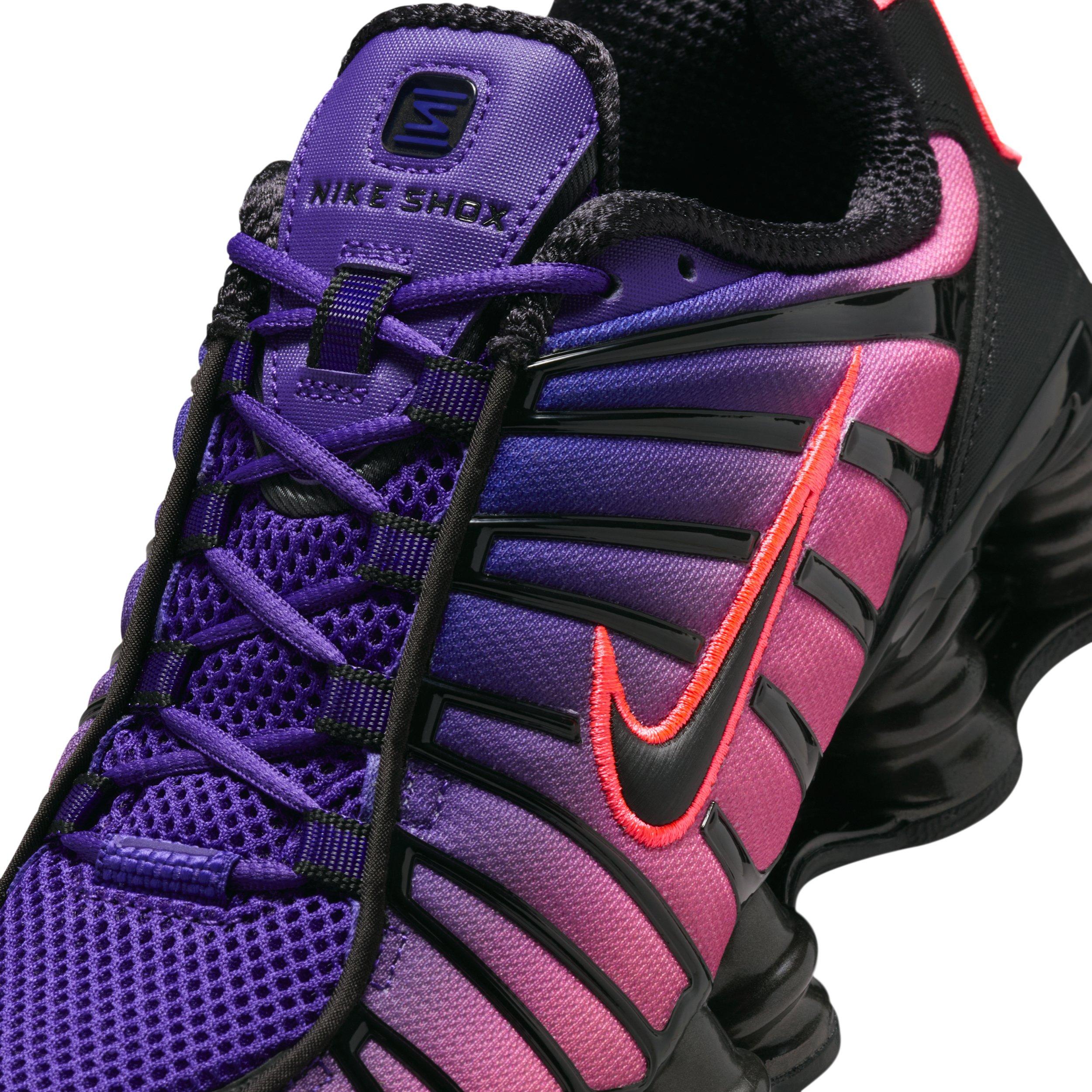 Nike Shox TL Fade "Court Purple/Metallic Black/Peony/Hot Lava" Women's Shoe - PURPLE/BLACK/PEONY/LAVA Thumbnail View 7