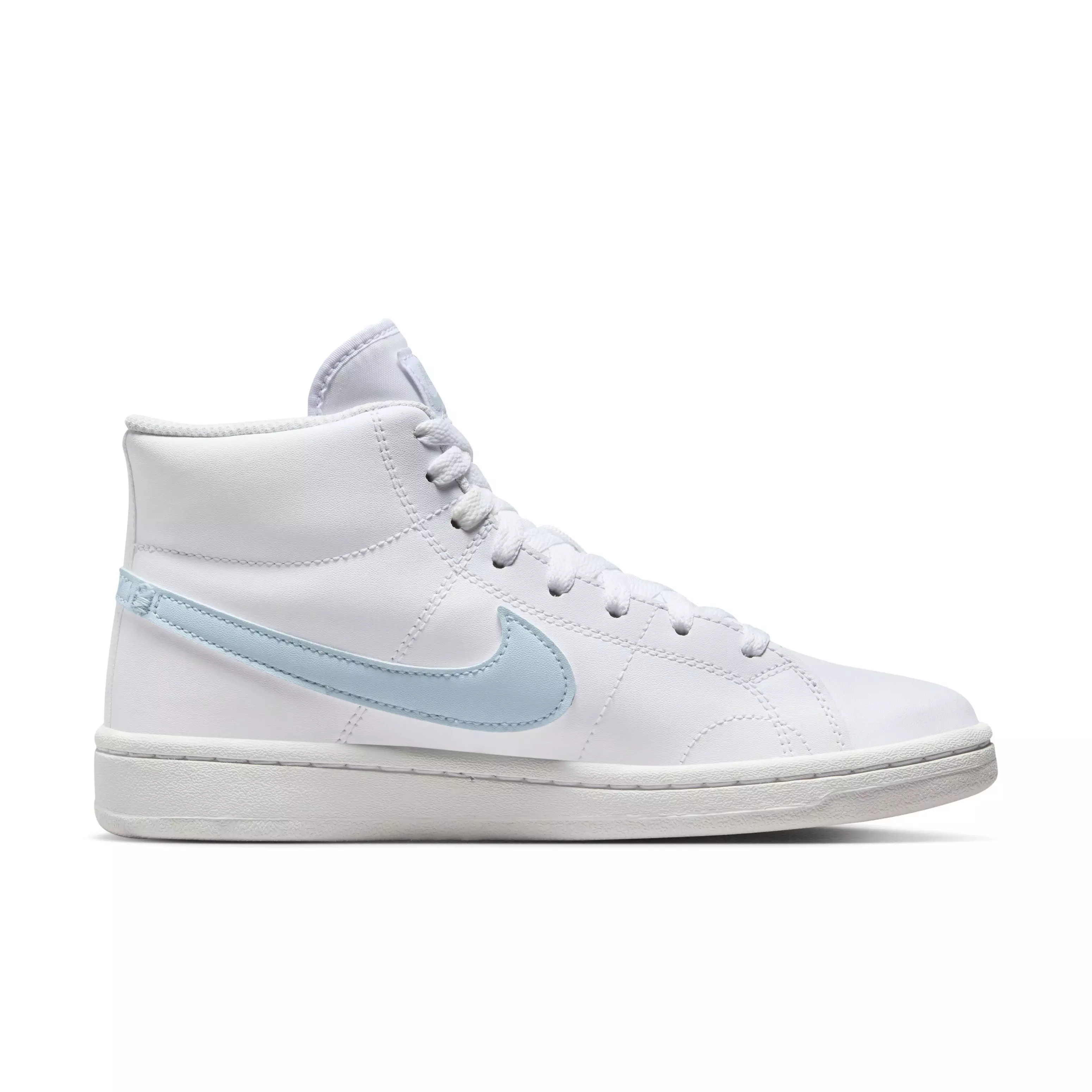 Nike Court Royale 2 Mid "White/White/Light Blue" Women's Shoe - WHITE/WHITE/LT BLUE
