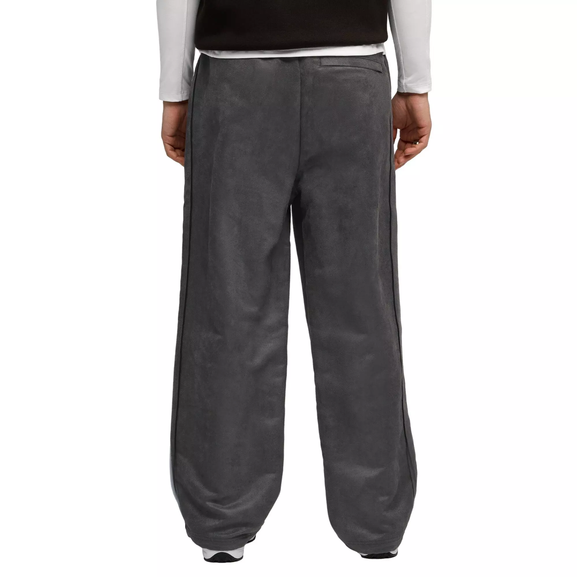 PUMA Men's T7 Relaxed Suede Track Pants -Grey - GREY