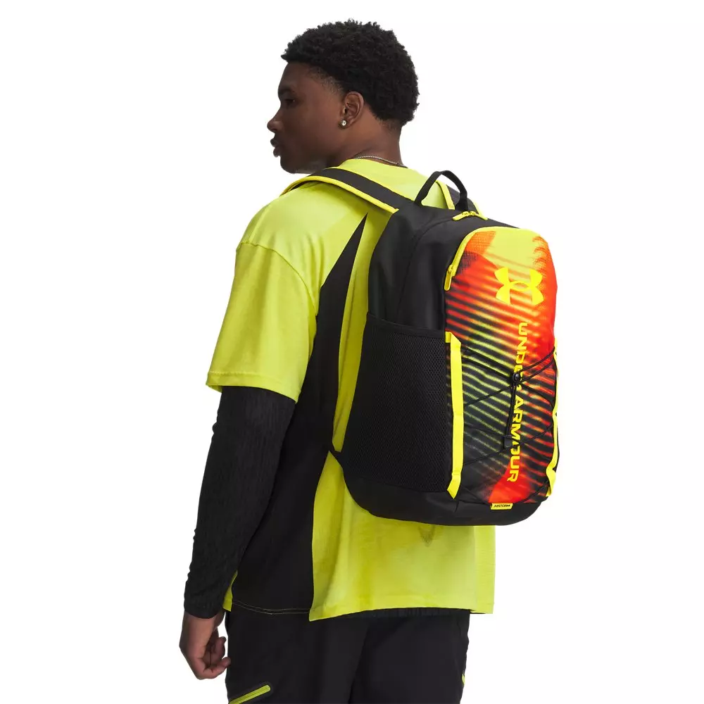 Under Armour Hustle Sport 6.0 Backpack - Black/Yellow - BLACK/YELLOW